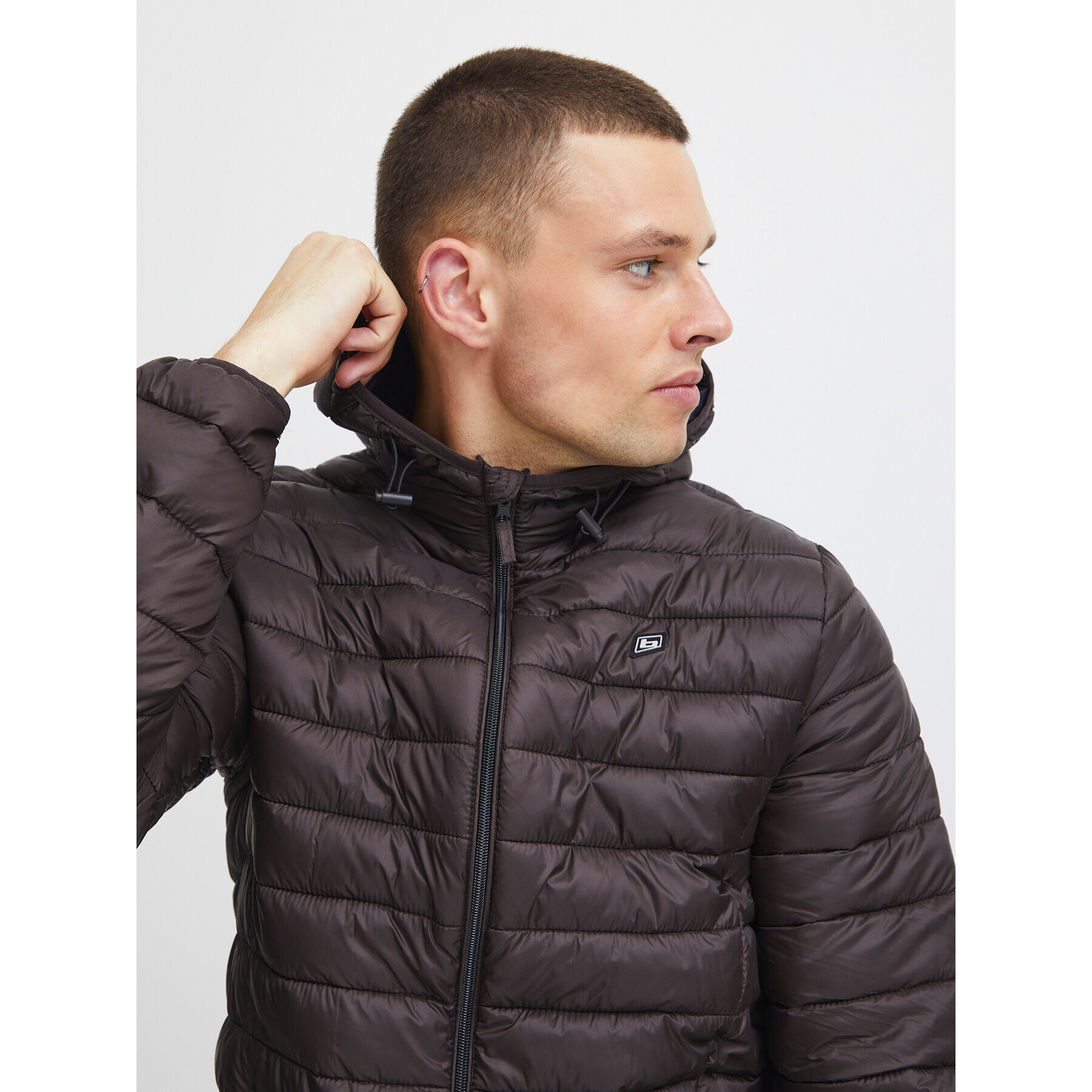 Blend Пухено яке 20712462 Кафяв Regular Fit - Pepit.bg