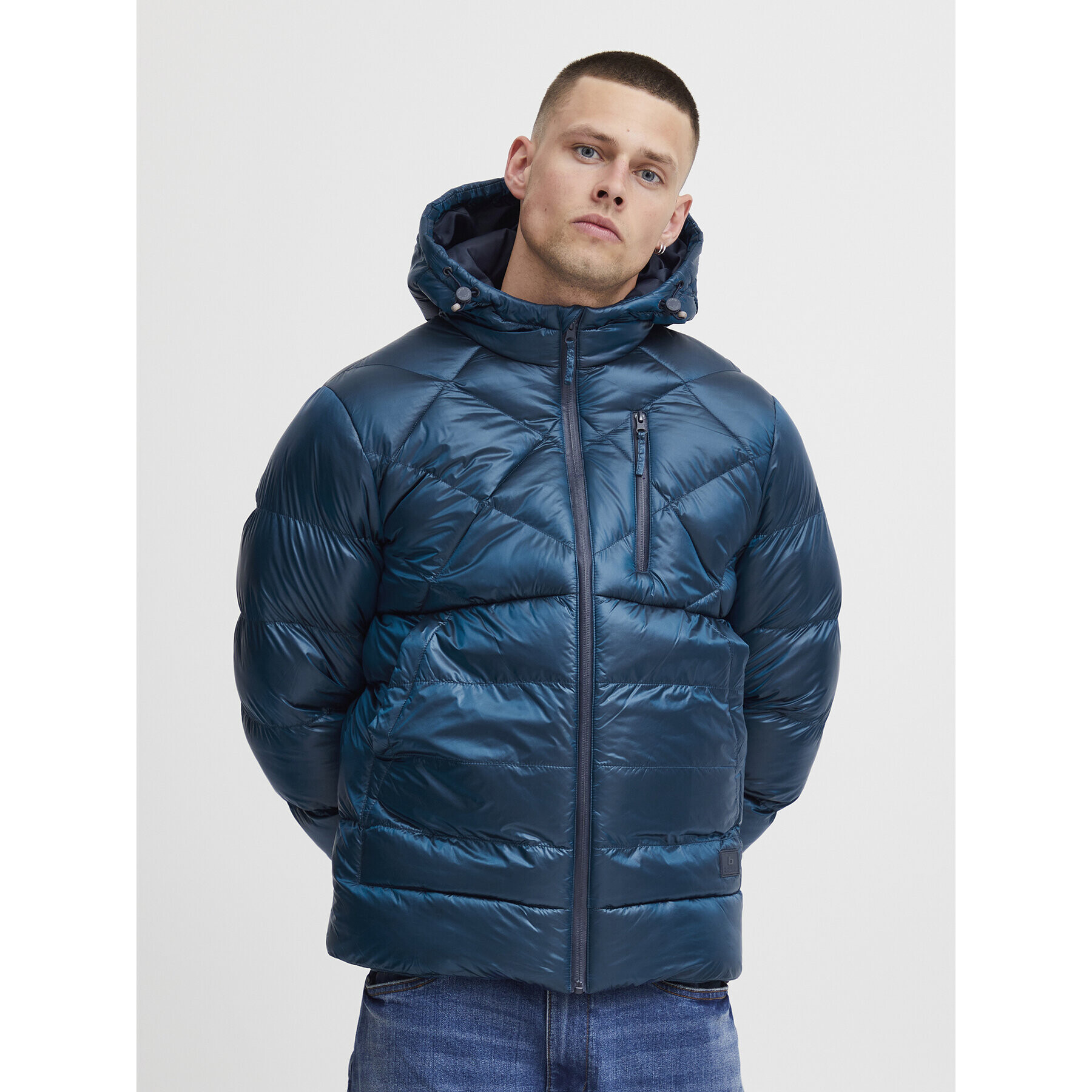 Blend Пухено яке 20715929 Син Regular Fit - Pepit.bg