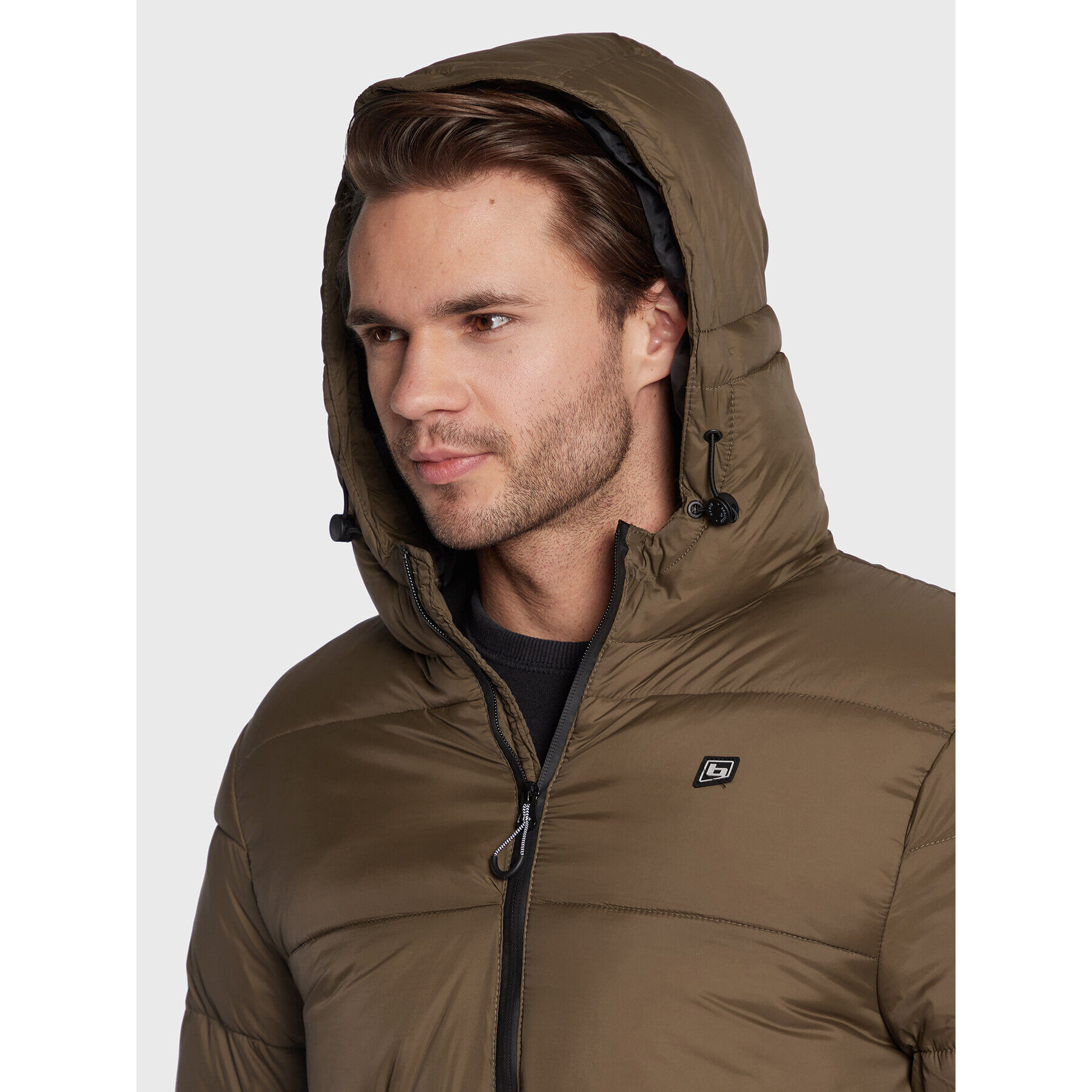 Blend Пухено яке Outerwear 20714372 Кафяв Regular Fit - Pepit.bg