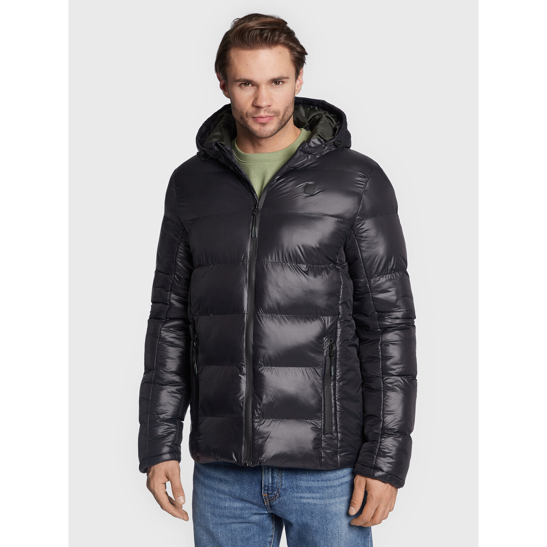 Blend Пухено яке Outerwear 20714398 Черен Regular Fit - Pepit.bg