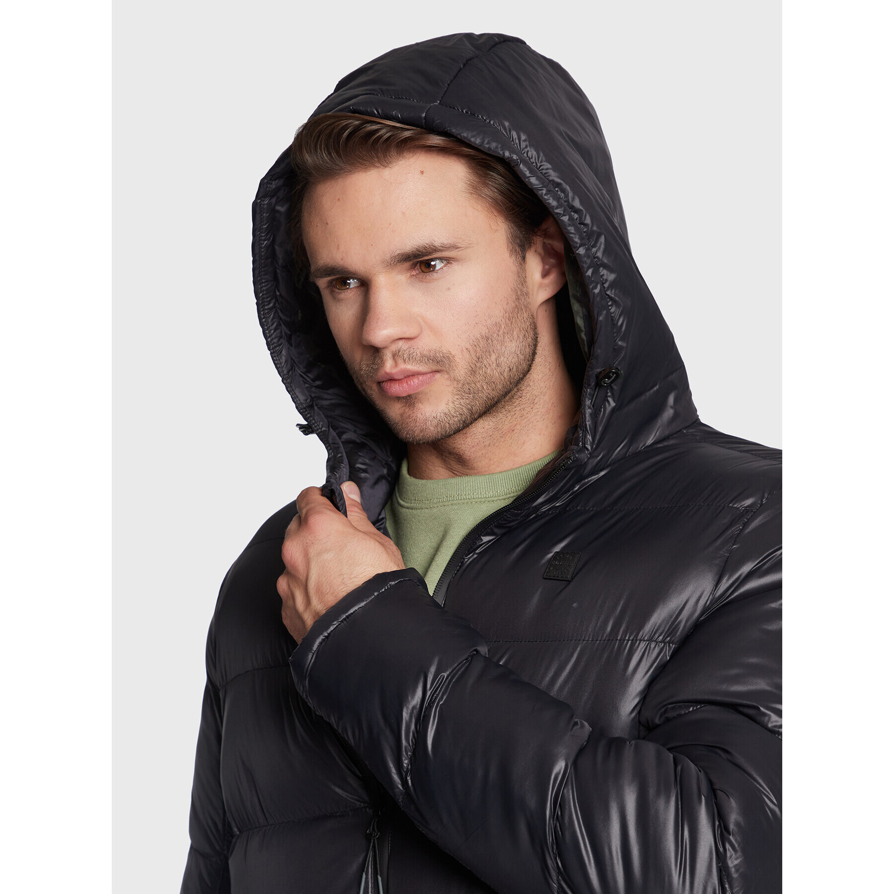 Blend Пухено яке Outerwear 20714398 Черен Regular Fit - Pepit.bg