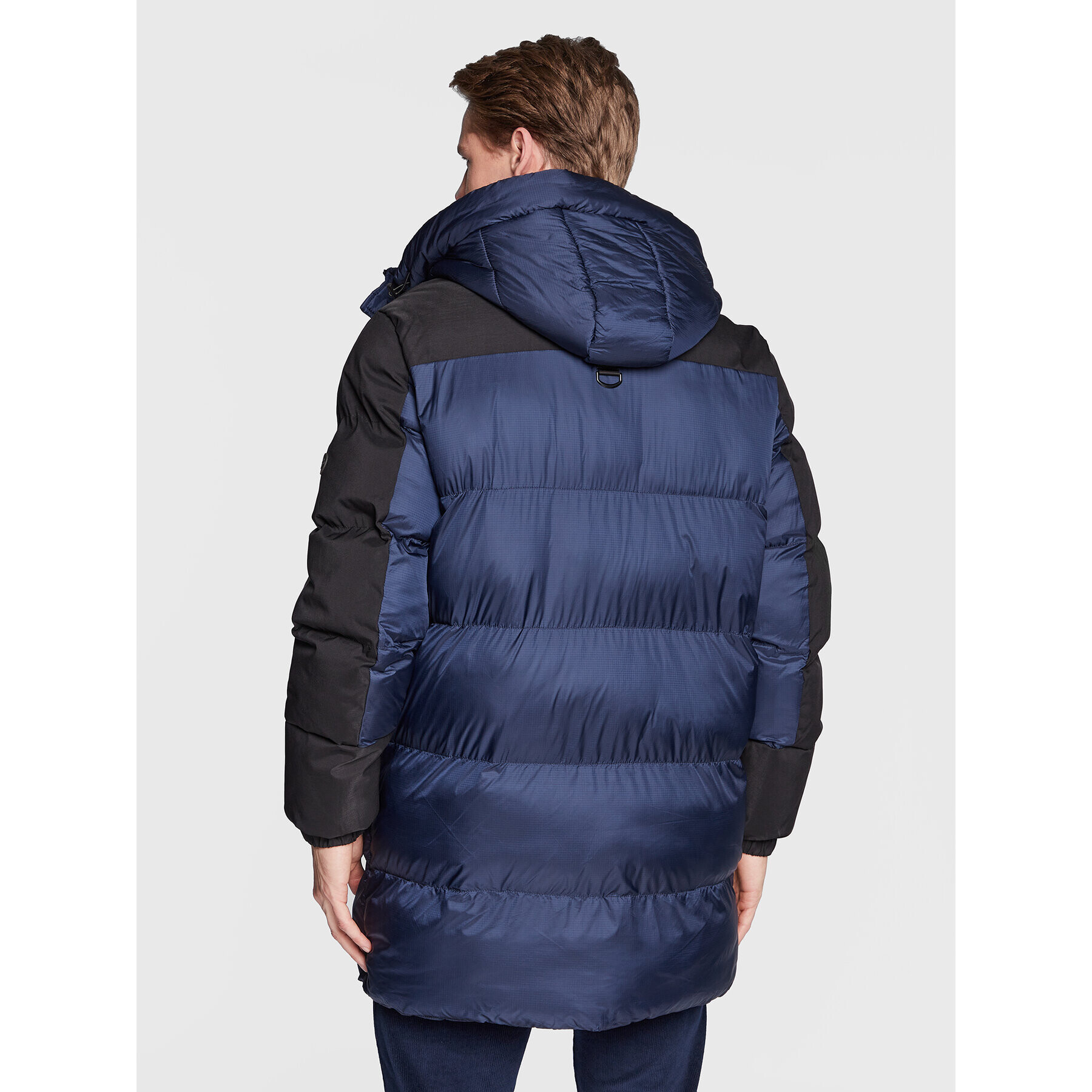 Blend Пухено яке Outerwear 20714791 Тъмносин Regular Fit - Pepit.bg