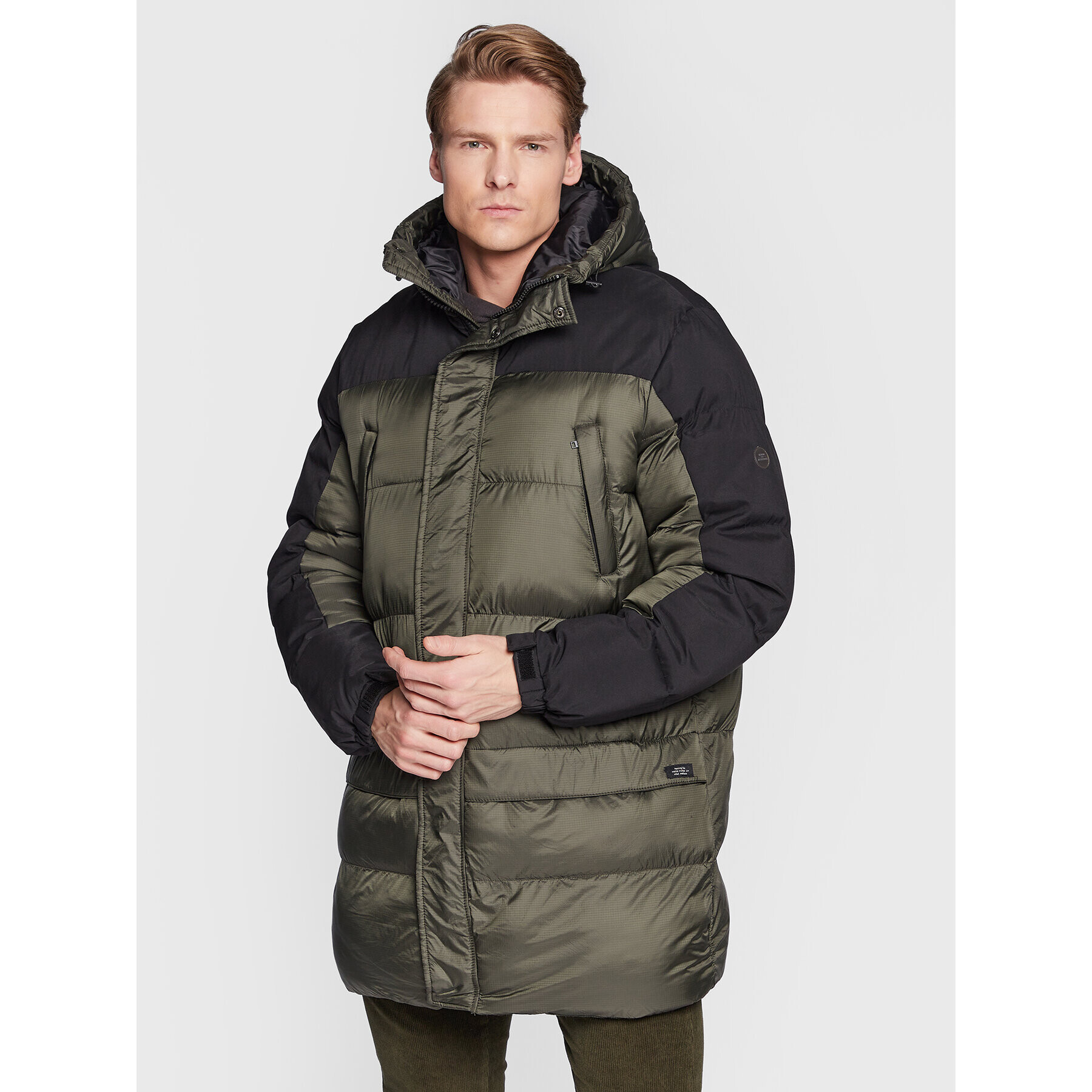 Blend Пухено яке Outerwear 20714791 Зелен Regular Fit - Pepit.bg