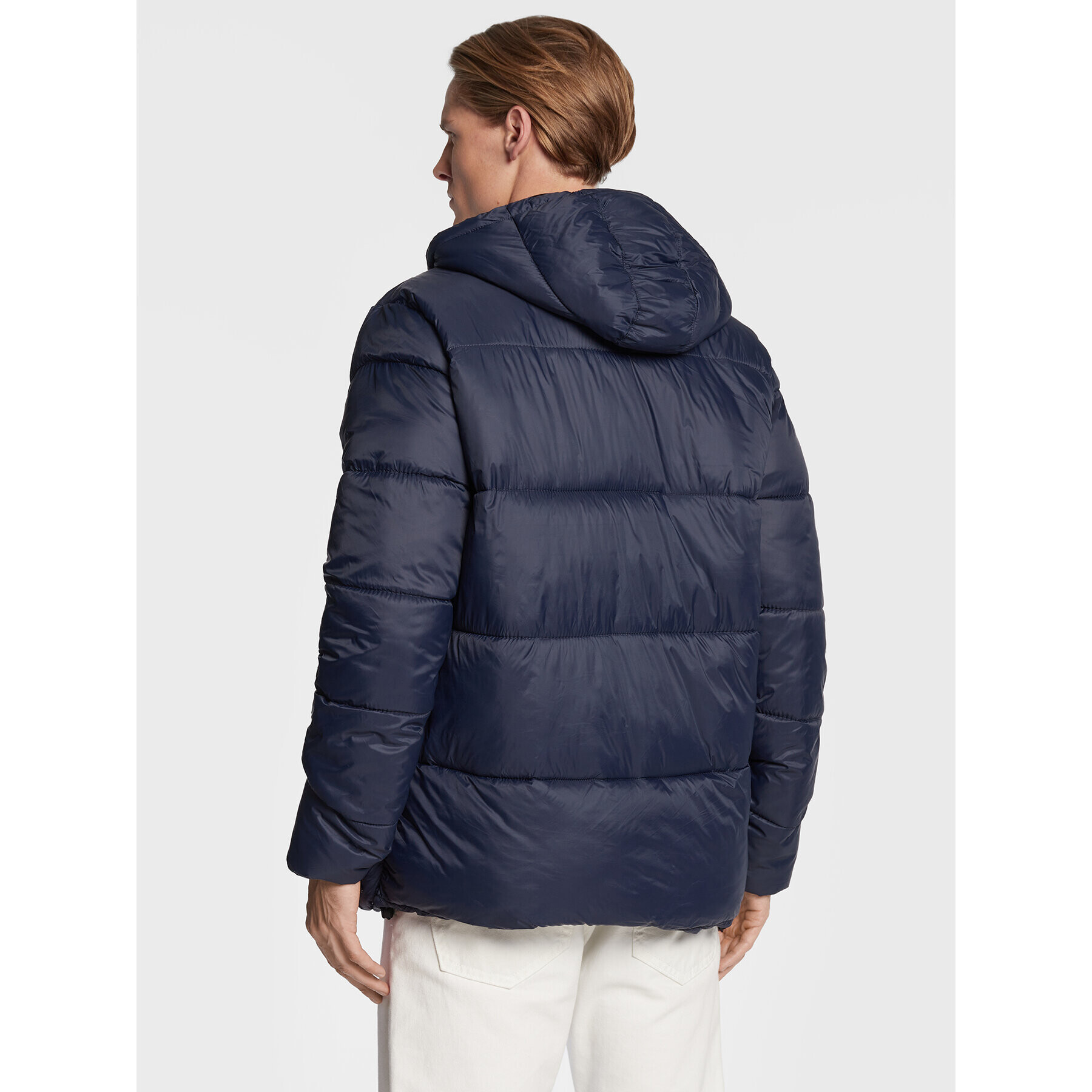 Blend Пухено яке Outwear 20714841 Тъмносин Regular Fit - Pepit.bg