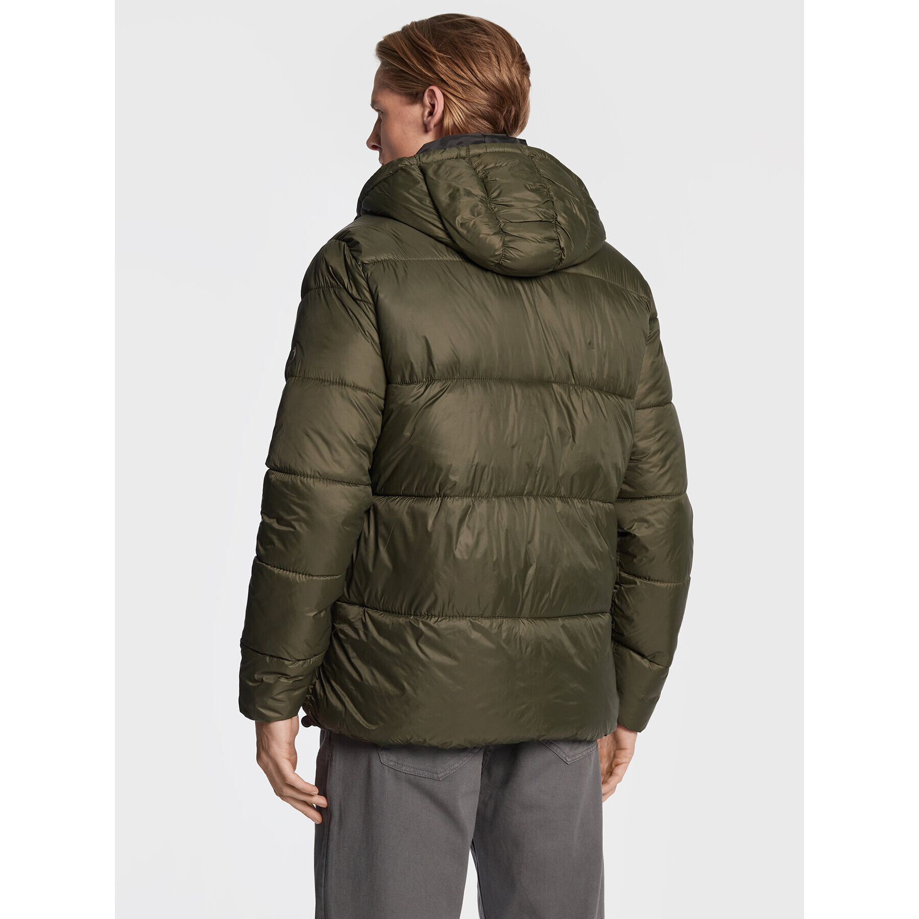 Blend Пухено яке Outwear 20714841 Зелен Regular Fit - Pepit.bg