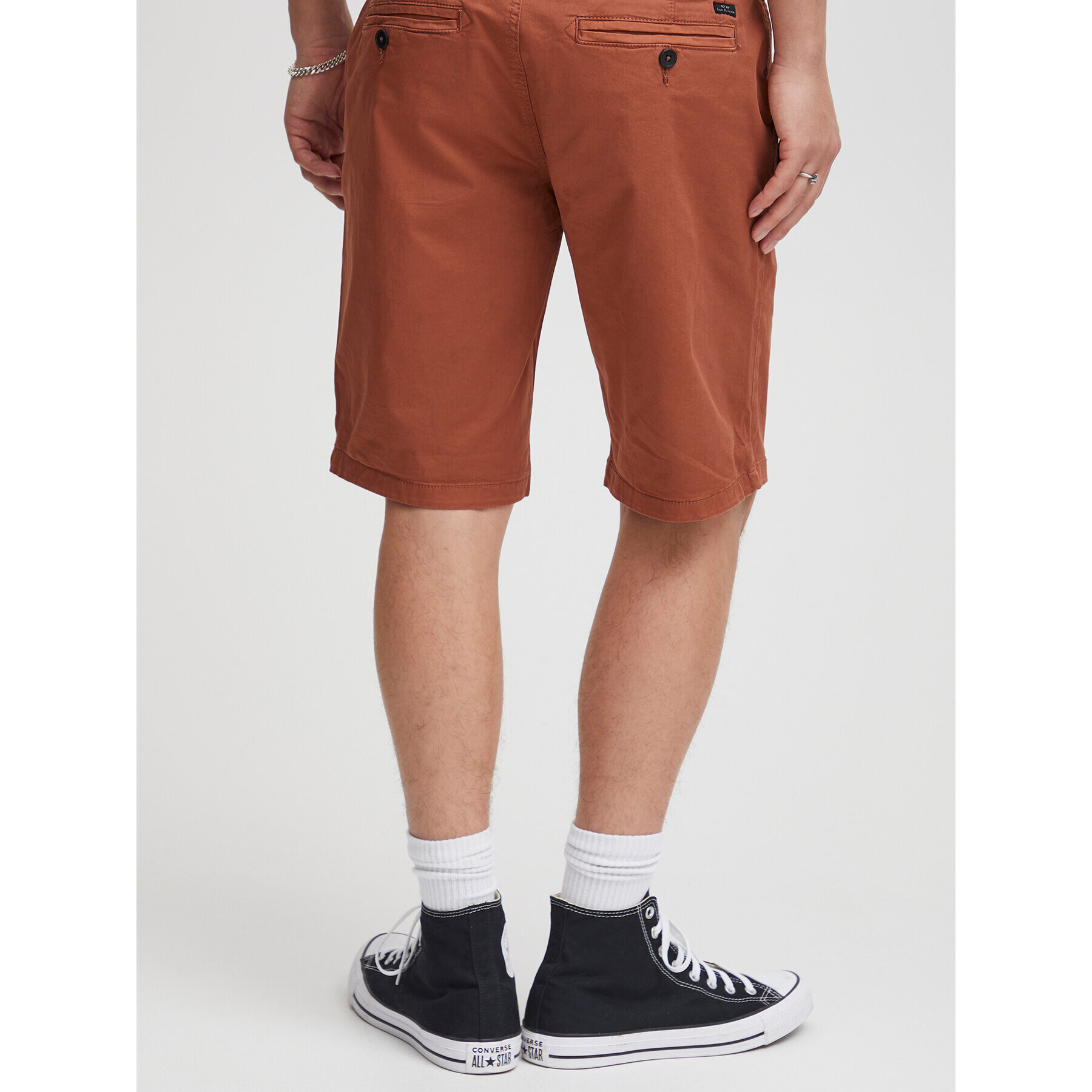 Blend Шорти от плат 20715125 Кафяв Slim Fit - Pepit.bg