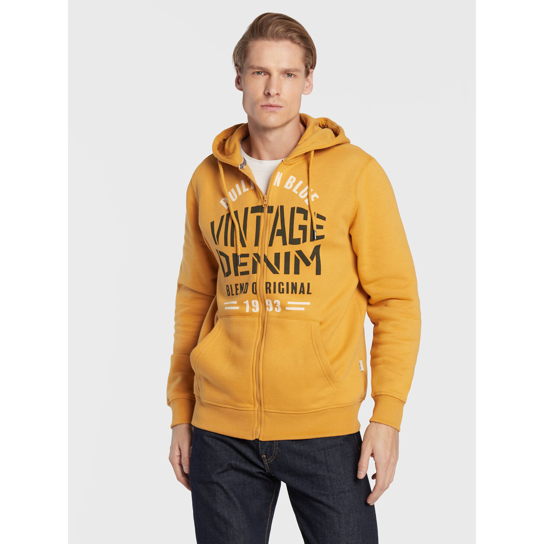 Blend Суитшърт 20714276 Жълт Regular Fit - Pepit.bg