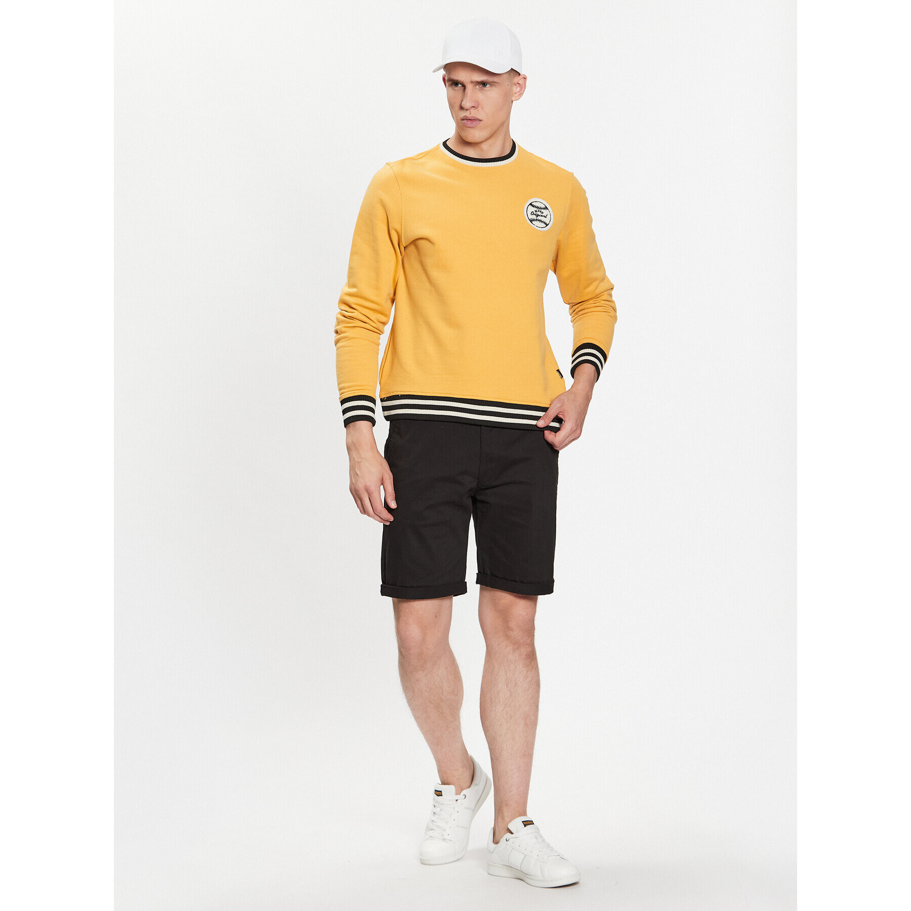 Blend Суитшърт 20715047 Жълт Regular Fit - Pepit.bg