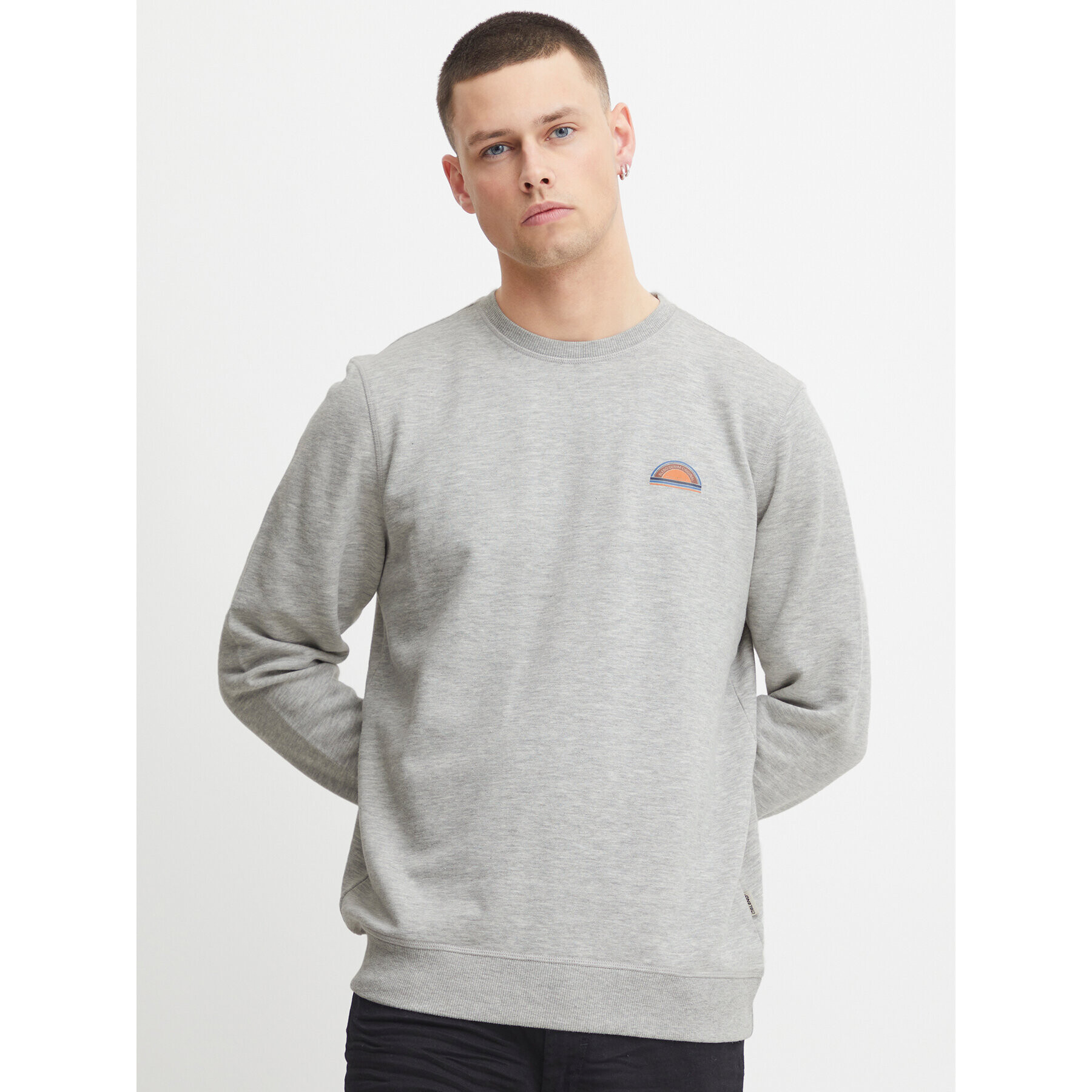 Blend Суитшърт 20715055 Сив Regular Fit - Pepit.bg