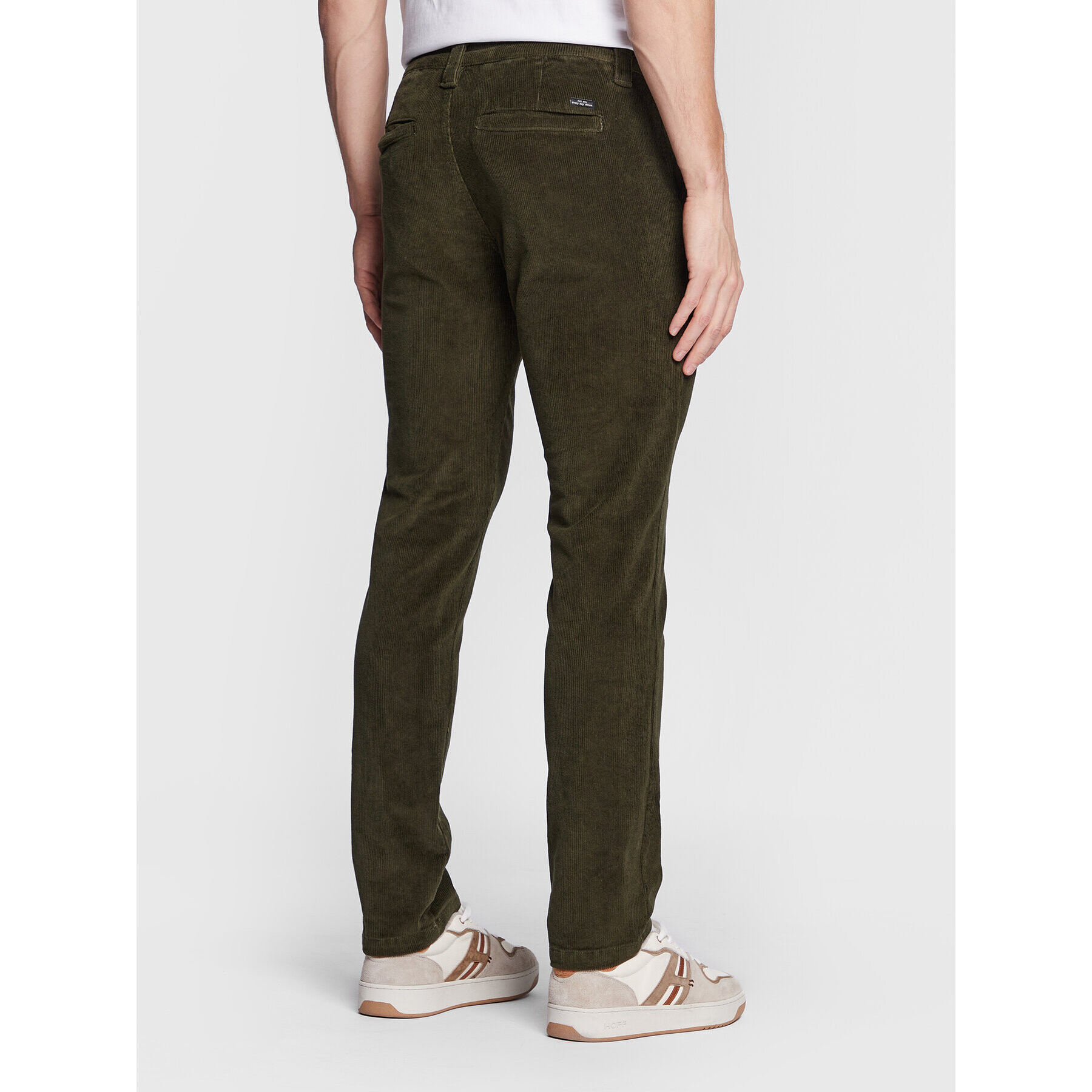 Blend Текстилни панталони 20714780 Зелен Slim Fit - Pepit.bg