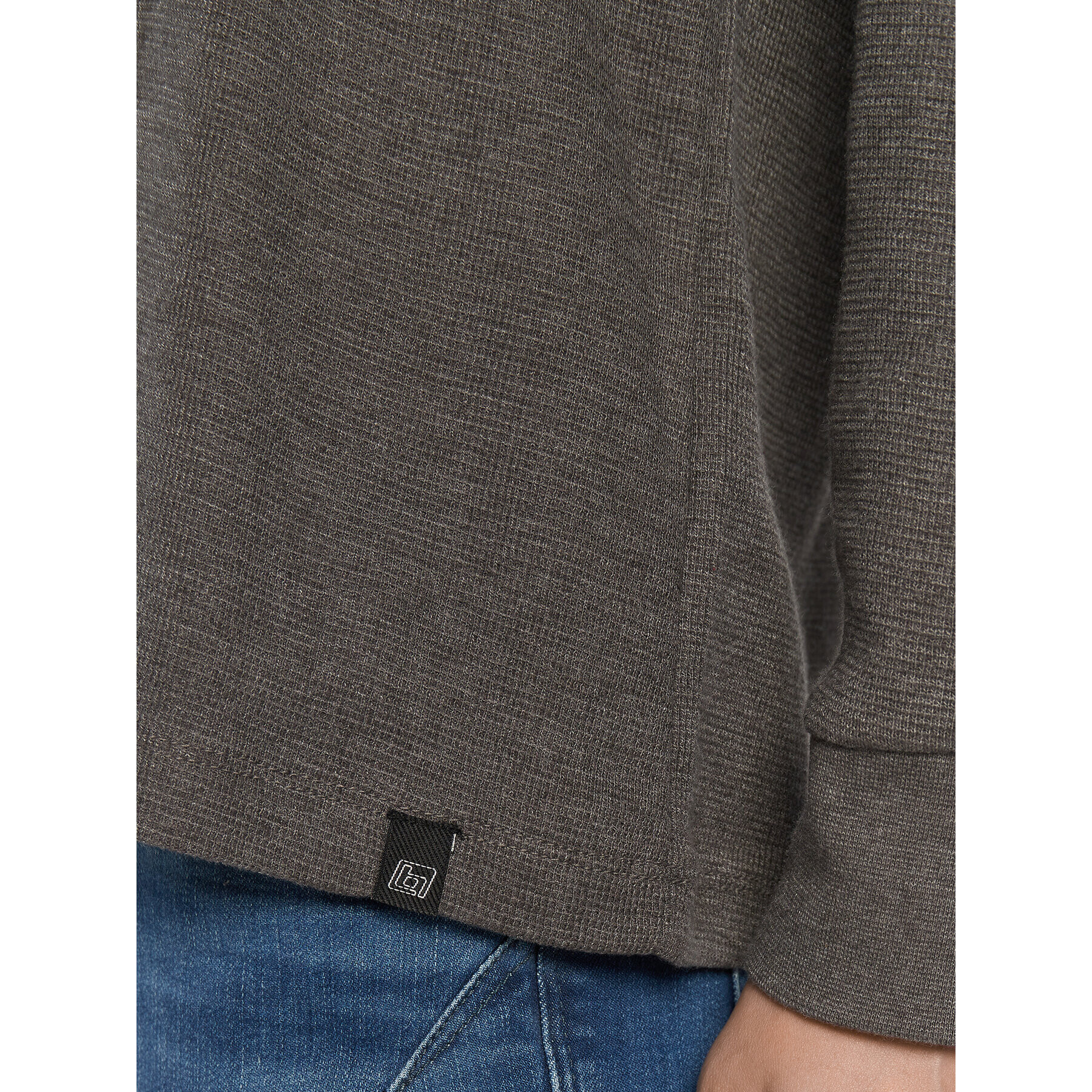 Blend Тениска с дълъг ръкав Bhnoble 20712117 Сив Regular Fit - Pepit.bg