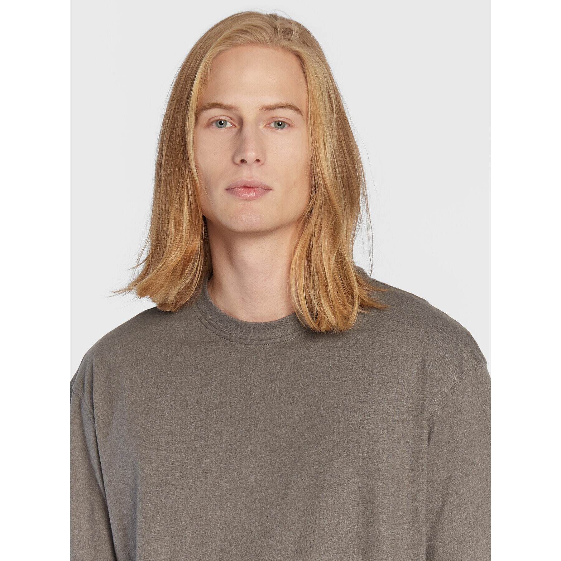 Blend Тишърт 20714251 Сив Oversize - Pepit.bg