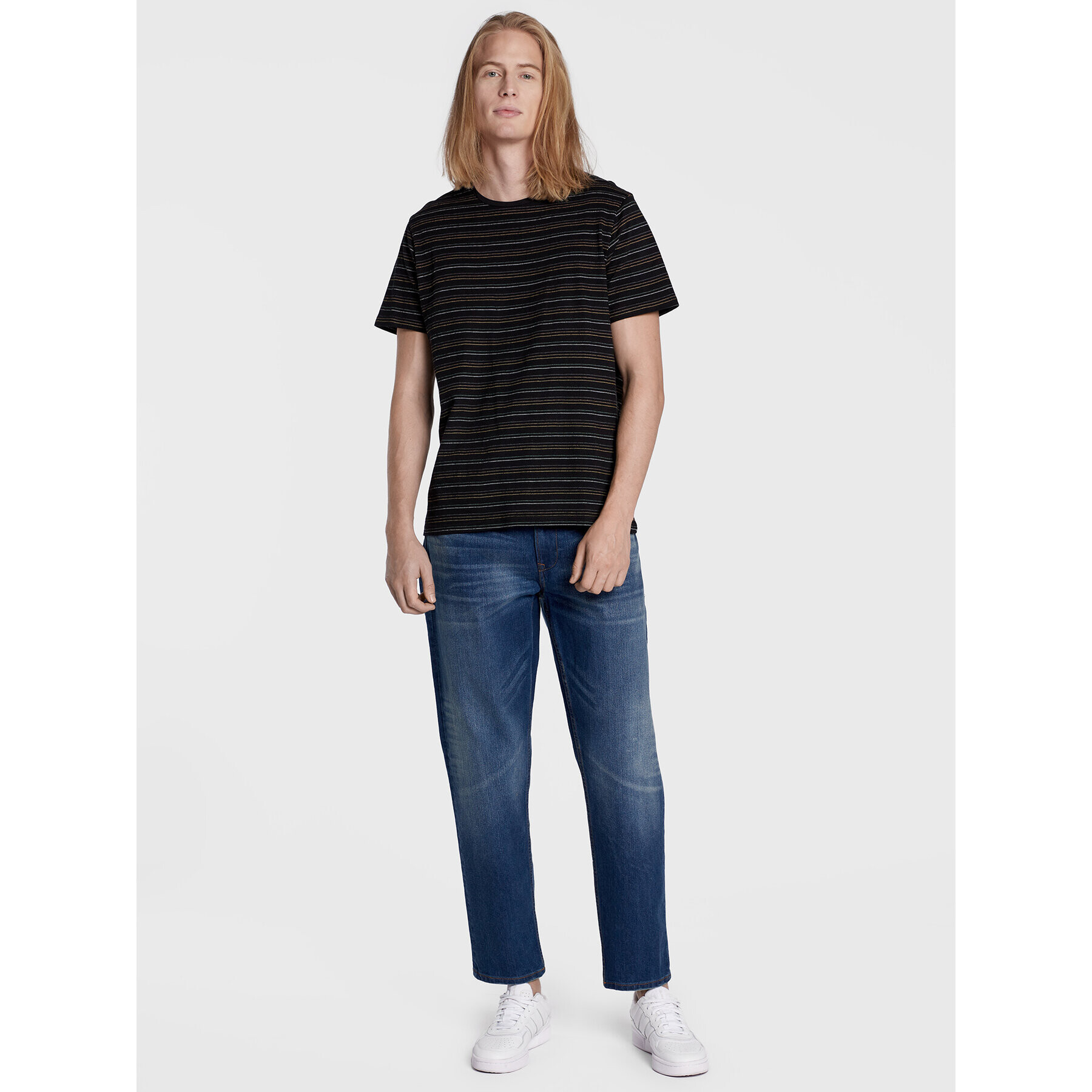 Blend Тишърт 20714263 Черен Regular Fit - Pepit.bg
