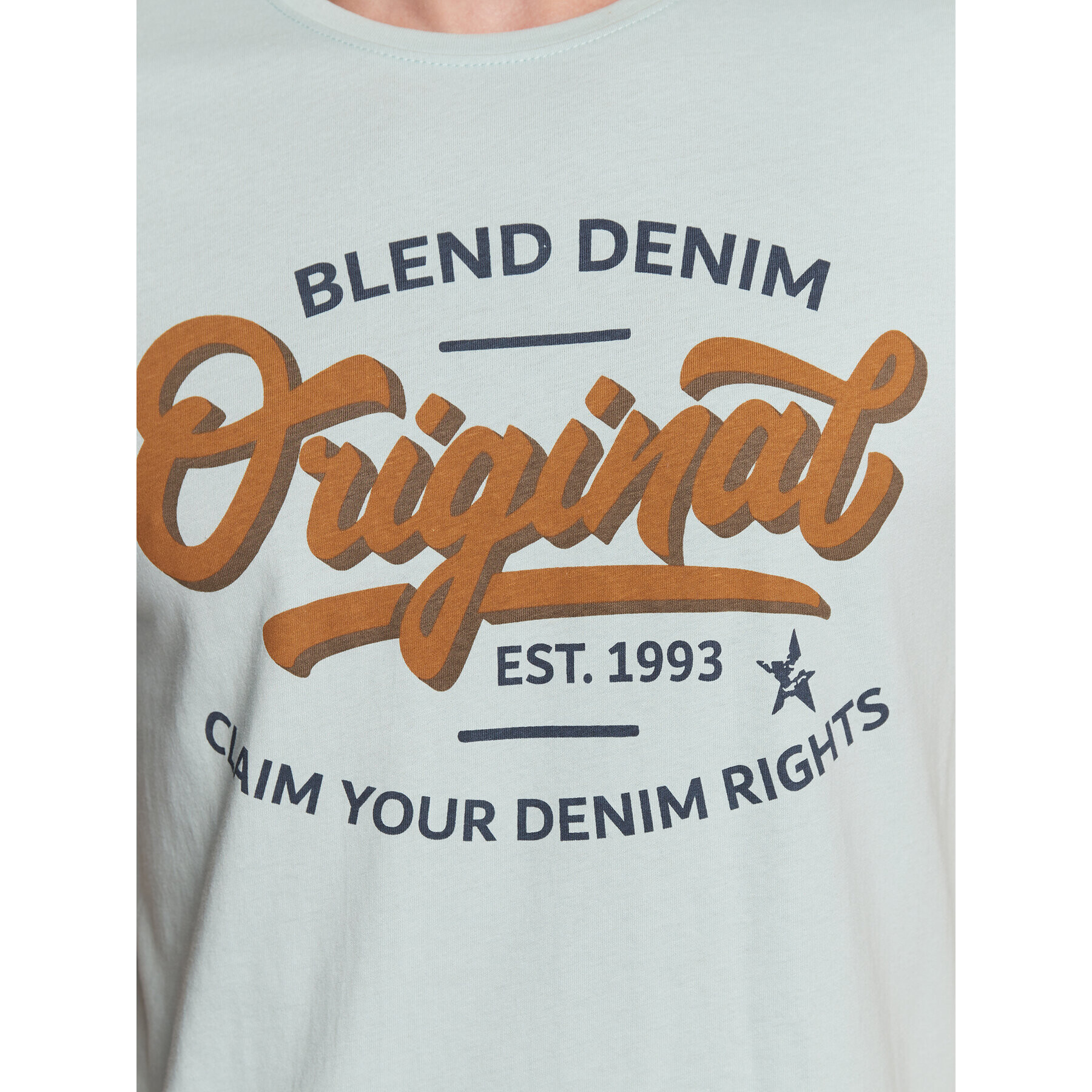 Blend Тишърт 20714568 Син Regular Fit - Pepit.bg