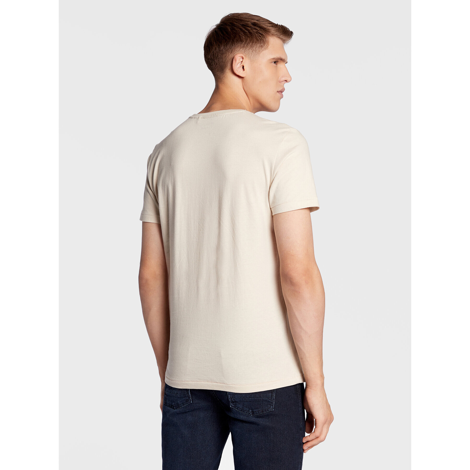 Blend Тишърт 20714570 Бежов Regular Fit - Pepit.bg