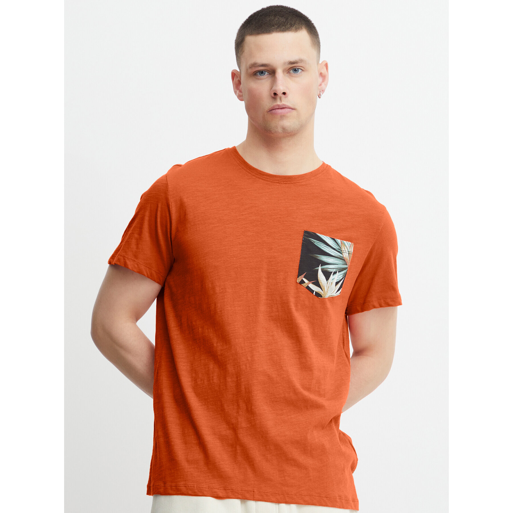 Blend Тишърт 20715038 Червен Regular Fit - Pepit.bg