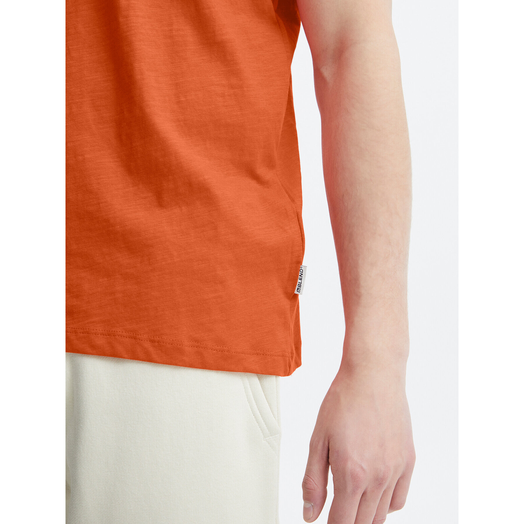 Blend Тишърт 20715038 Червен Regular Fit - Pepit.bg