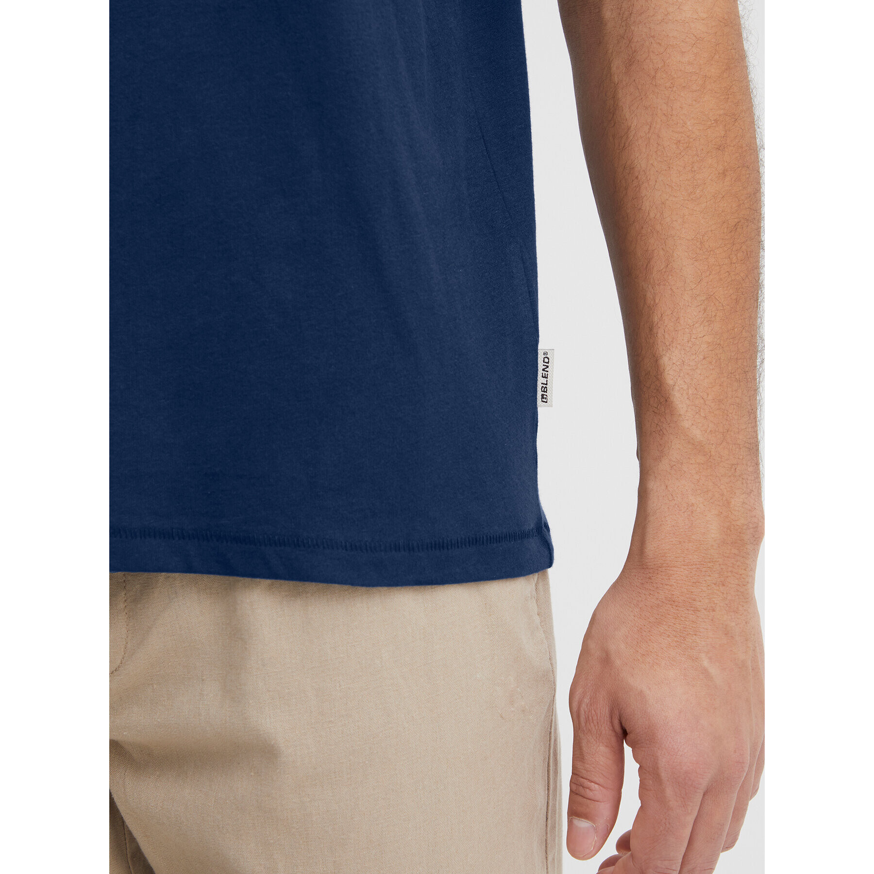 Blend Тишърт 20715313 Тъмносин Regular Fit - Pepit.bg