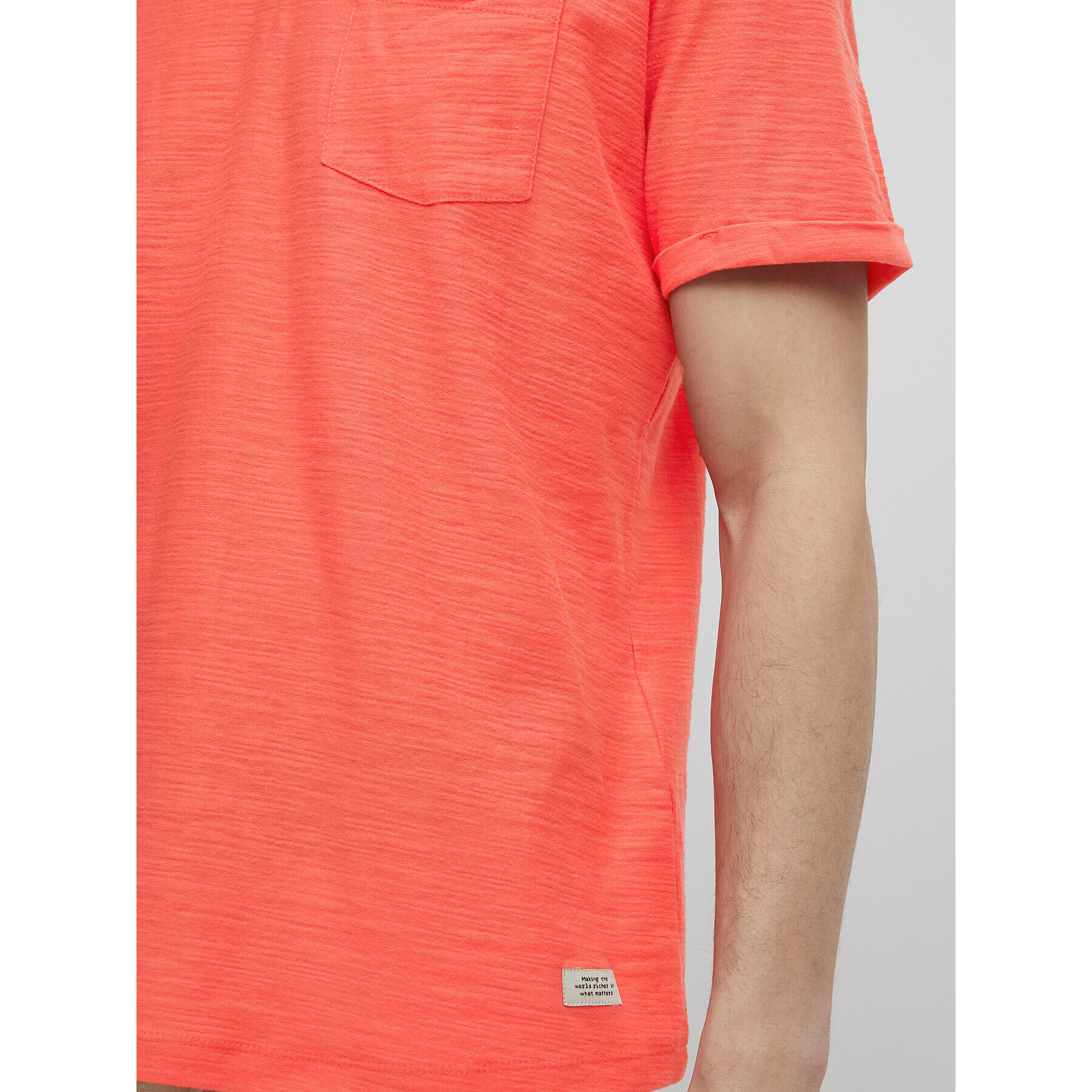 Blend Тишърт 20715337 Червен Regular Fit - Pepit.bg