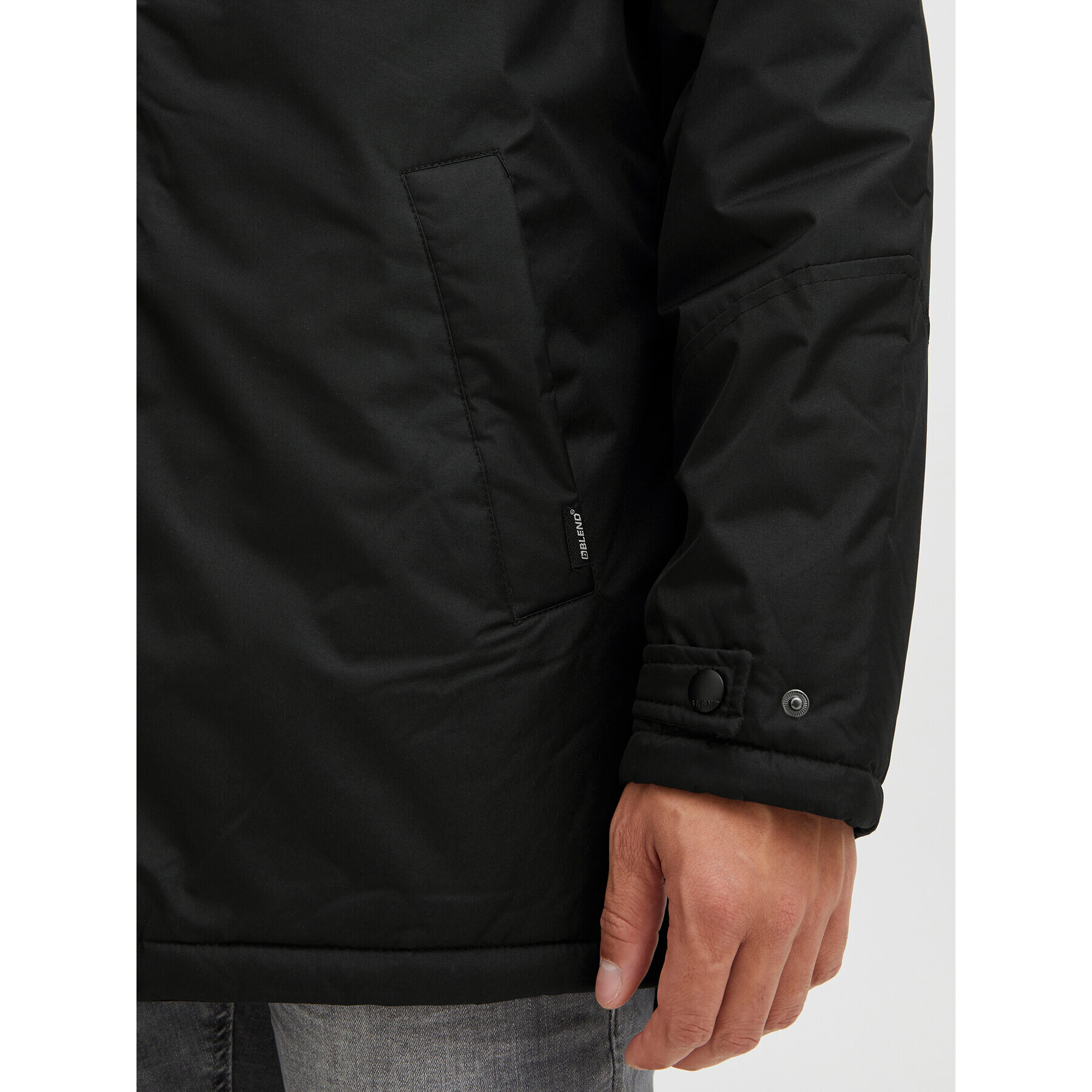 Blend Зимно яке Outerwear 20714397 Черен Regular Fit - Pepit.bg
