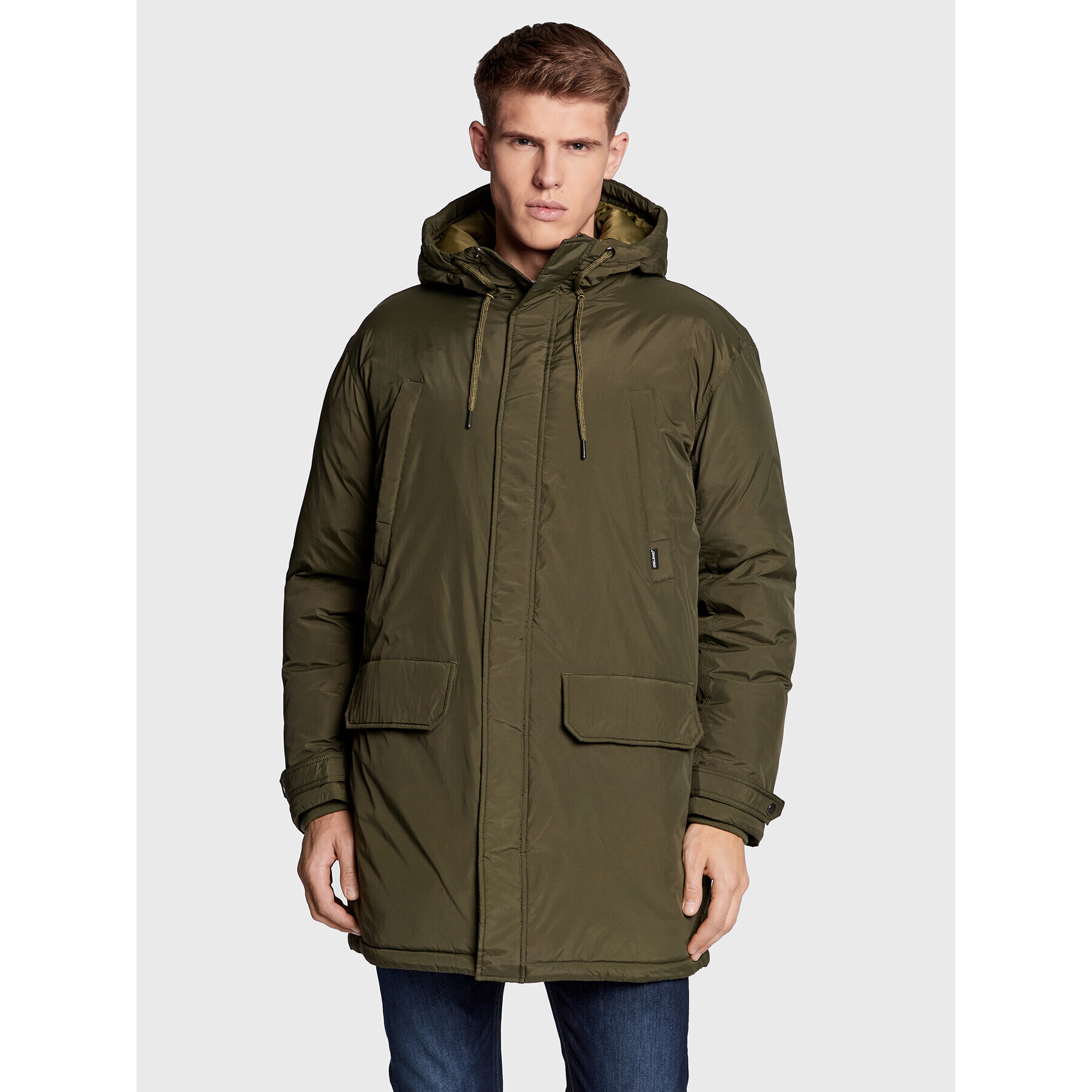 Blend Зимно яке Outwear 20714687 Зелен Regular Fit - Pepit.bg