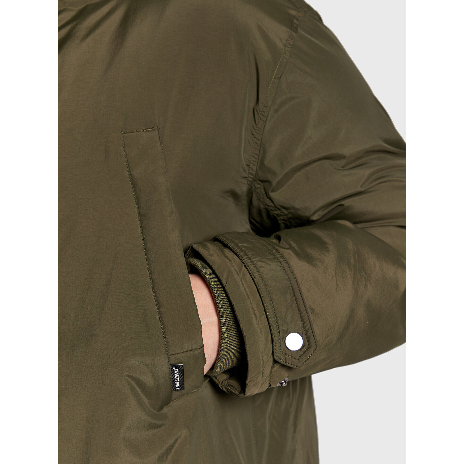 Blend Зимно яке Outwear 20714687 Зелен Regular Fit - Pepit.bg