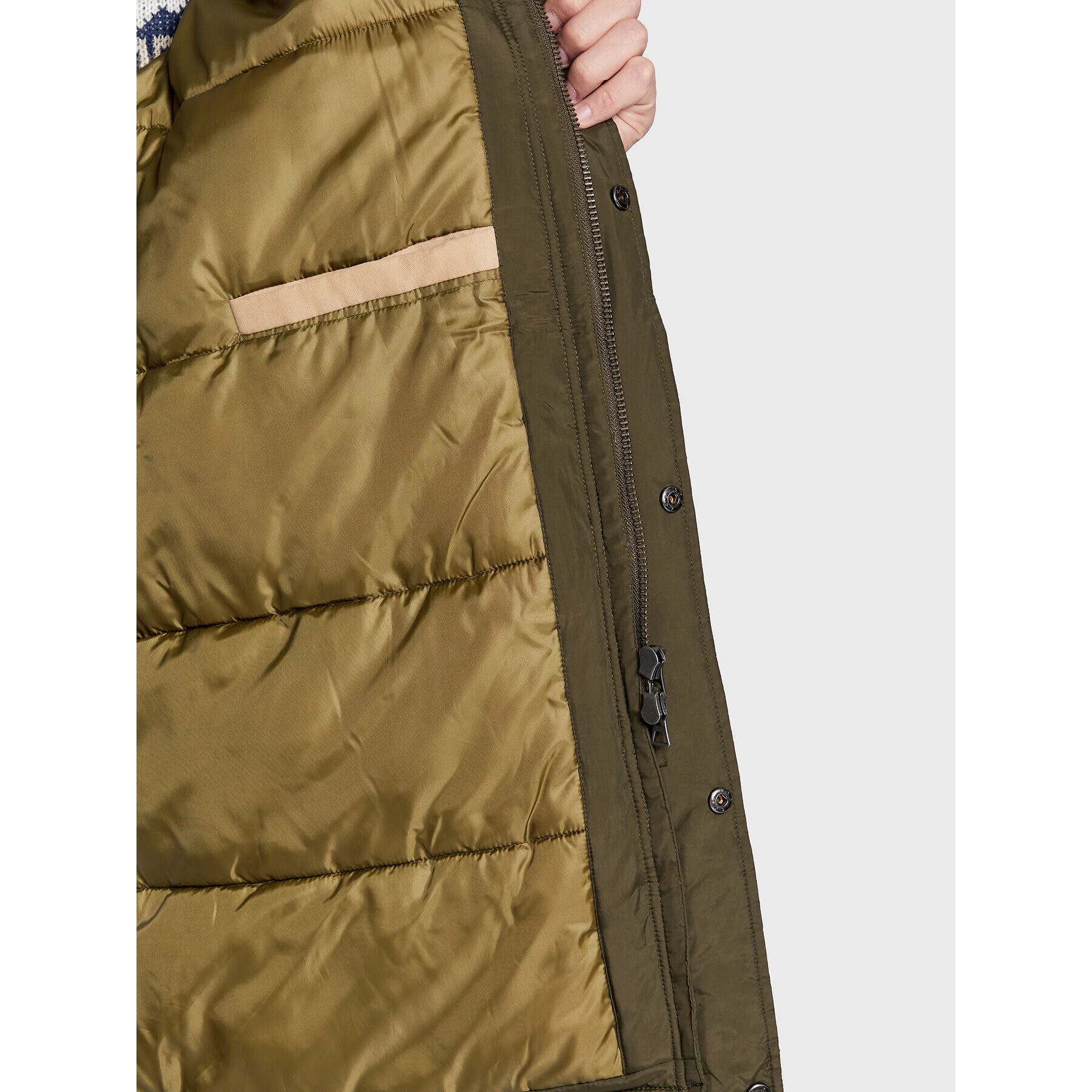 Blend Зимно яке Outwear 20714687 Зелен Regular Fit - Pepit.bg