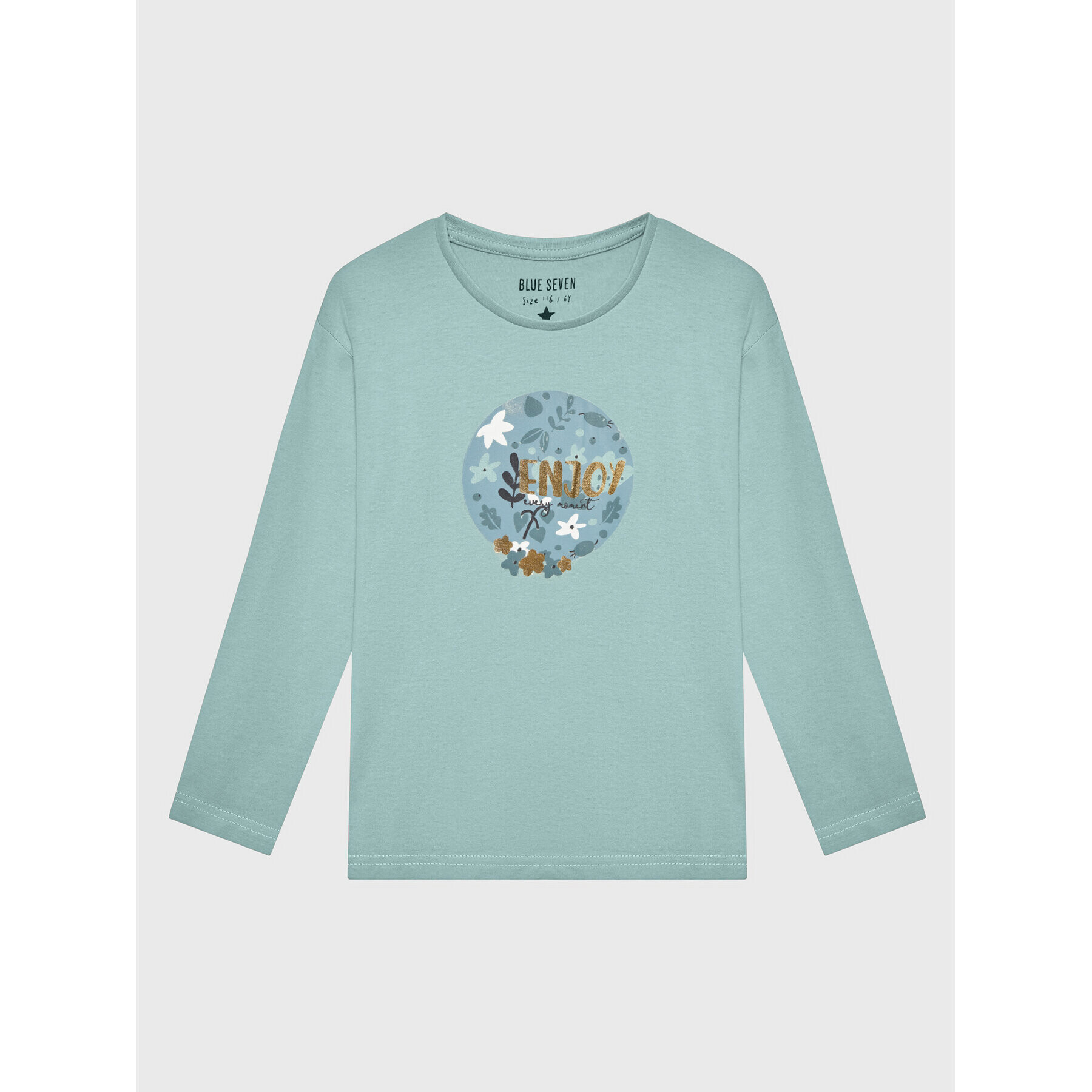 Blue Seven Блуза 750696 Зелен Regular Fit - Pepit.bg