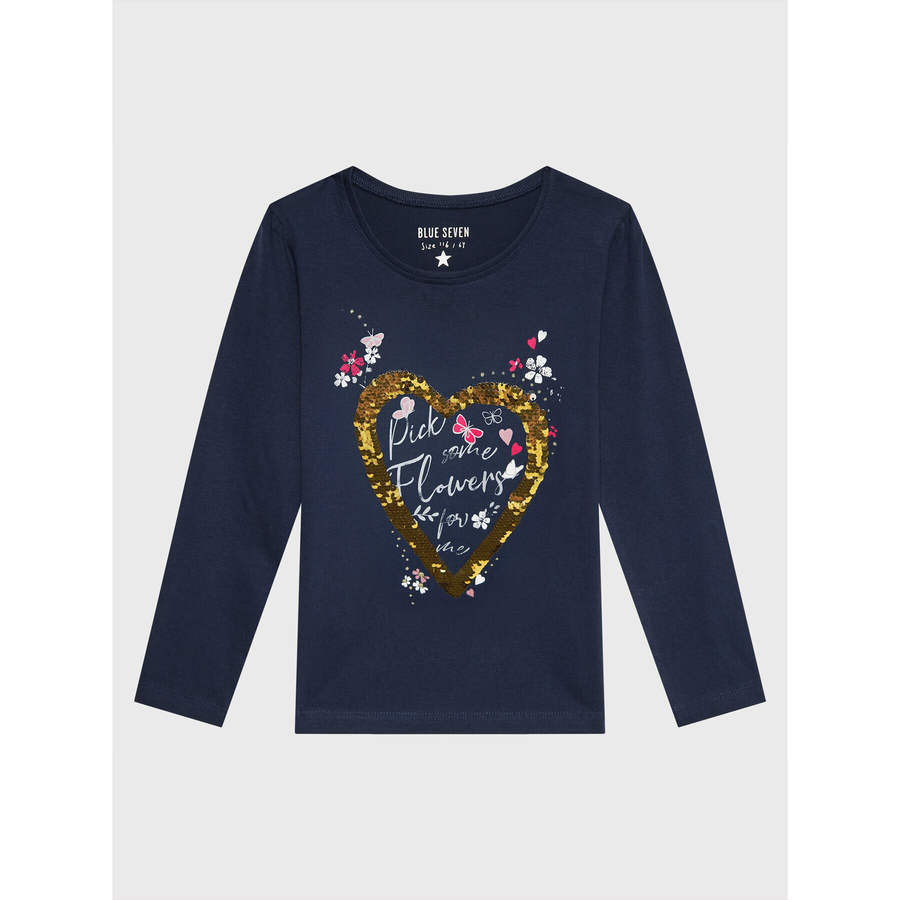 Blue Seven Блуза 750710 Тъмносин Regular Fit - Pepit.bg