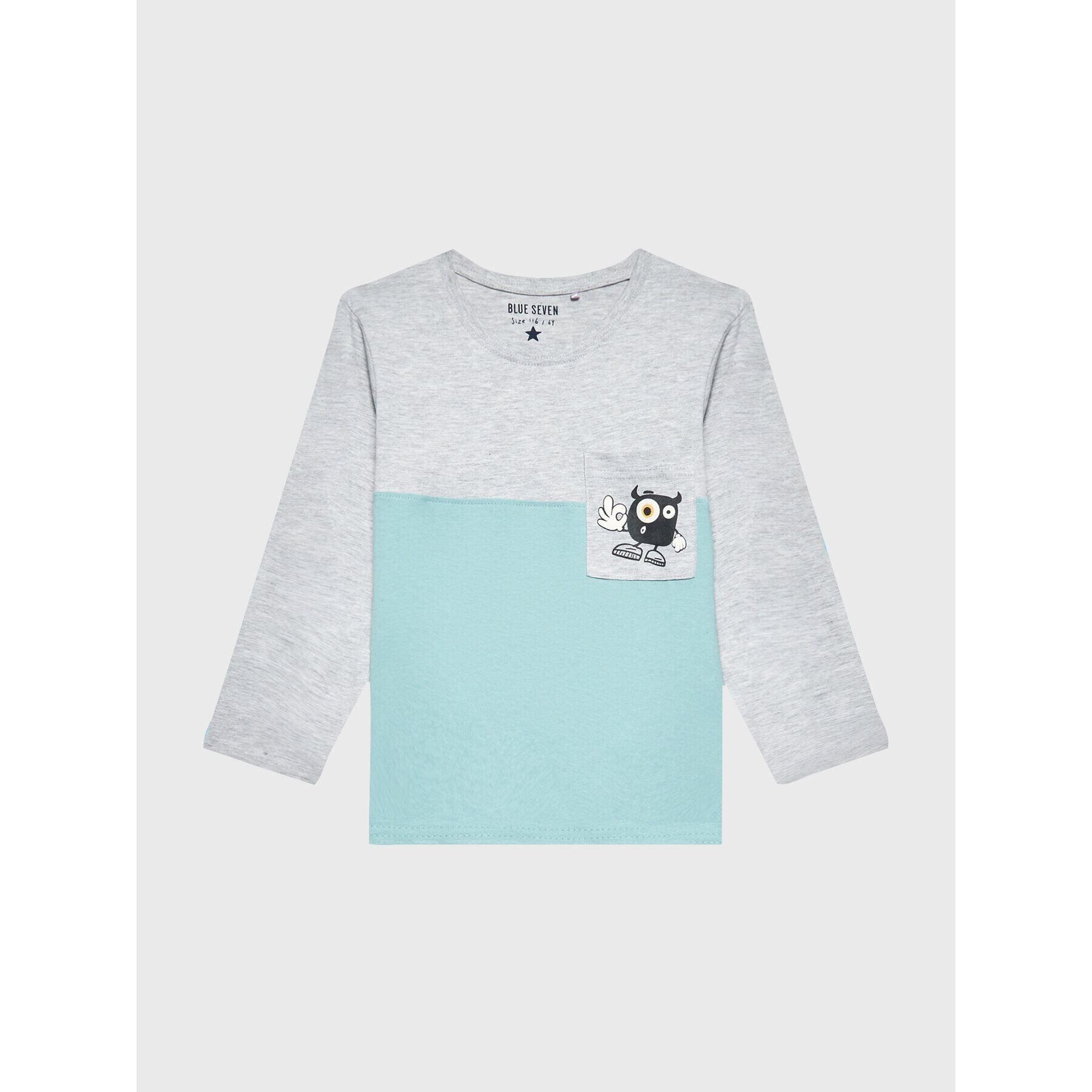 Blue Seven Блуза 850700 Сив Regular Fit - Pepit.bg