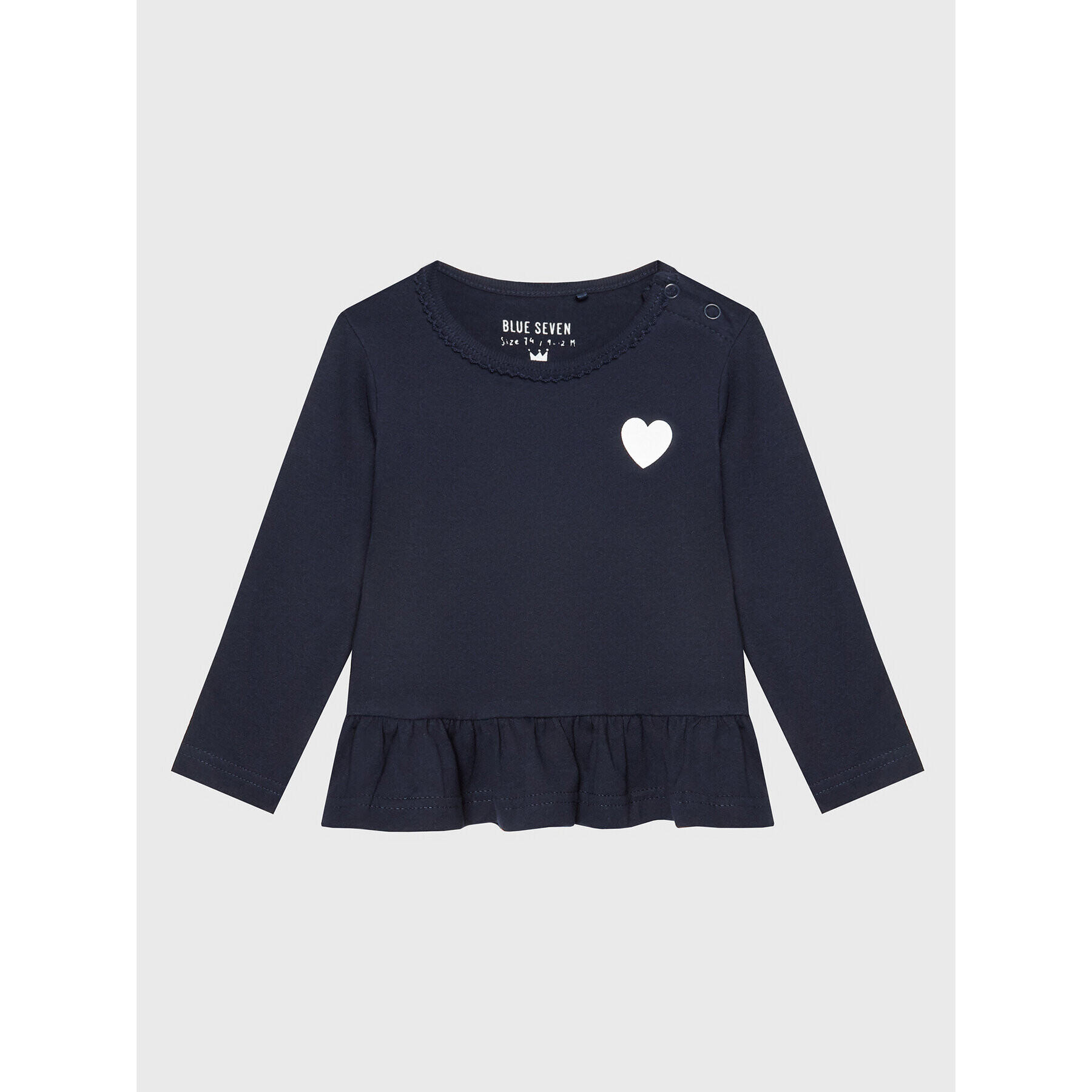 Blue Seven Блуза 950588 Тъмносин Regular Fit - Pepit.bg