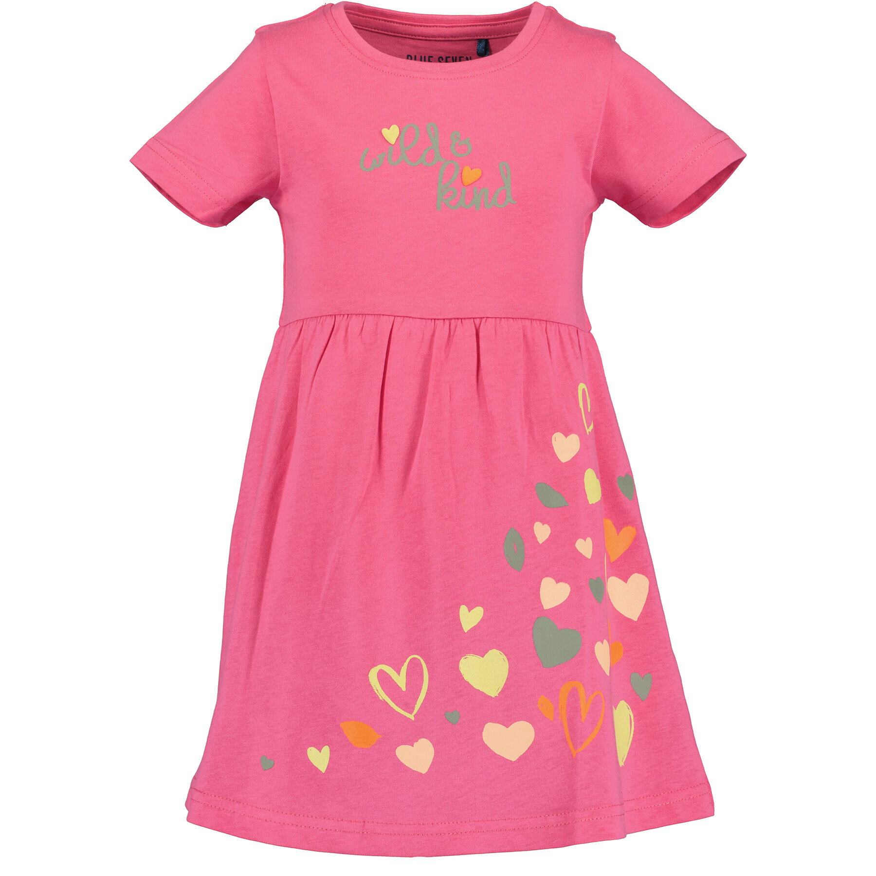 Blue Seven Ежедневна рокля 721628 X Розов Regular Fit - Pepit.bg