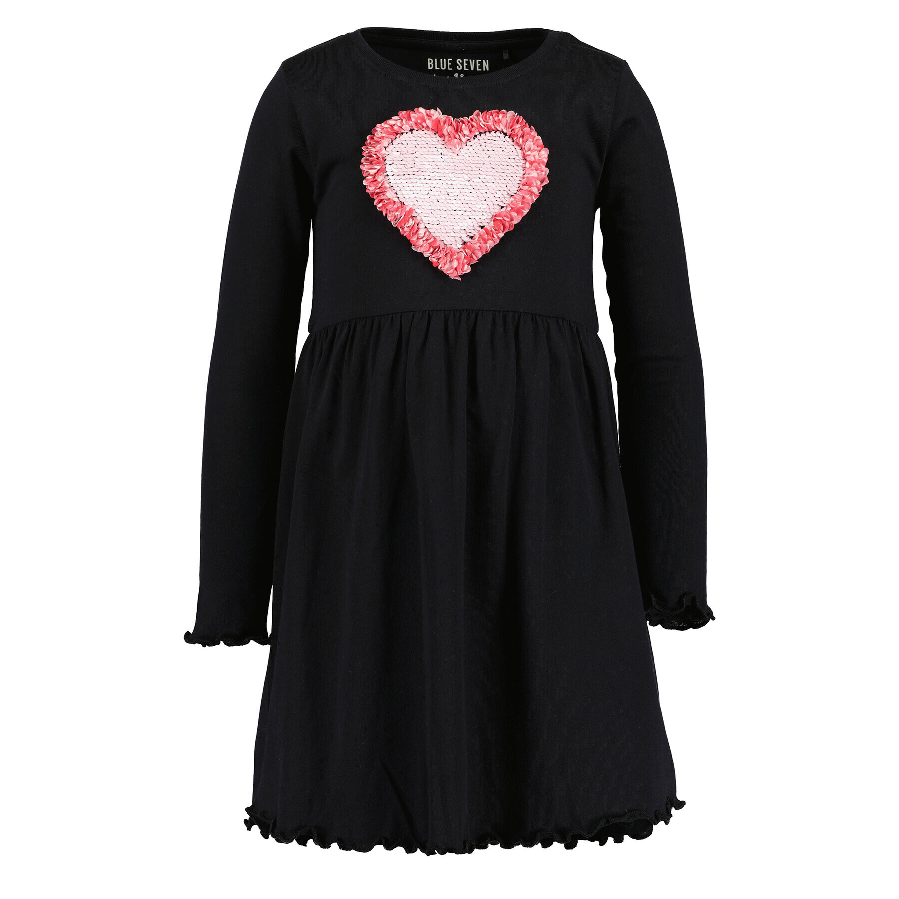 Blue Seven Ежедневна рокля 773650 X Черен Regular Fit - Pepit.bg