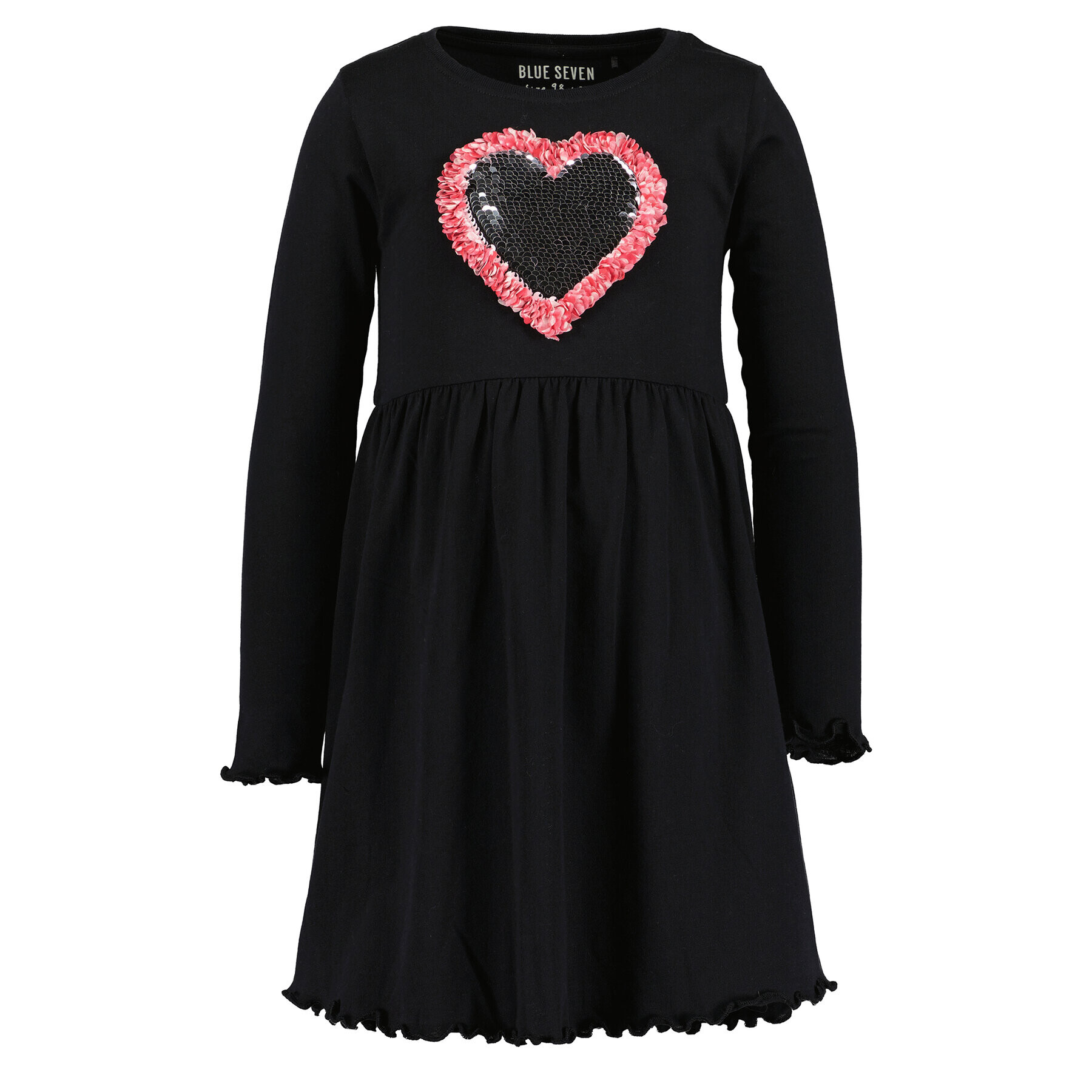 Blue Seven Ежедневна рокля 773650 X Черен Regular Fit - Pepit.bg
