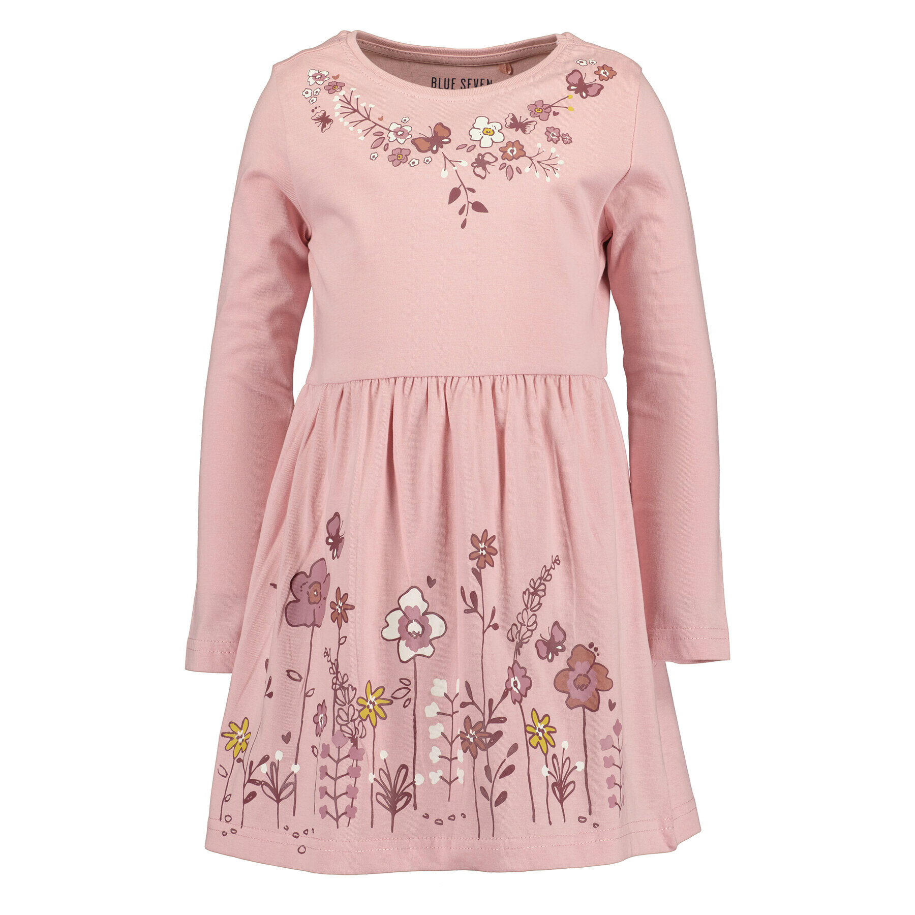 Blue Seven Ежедневна рокля 773660 X Розов Regular Fit - Pepit.bg