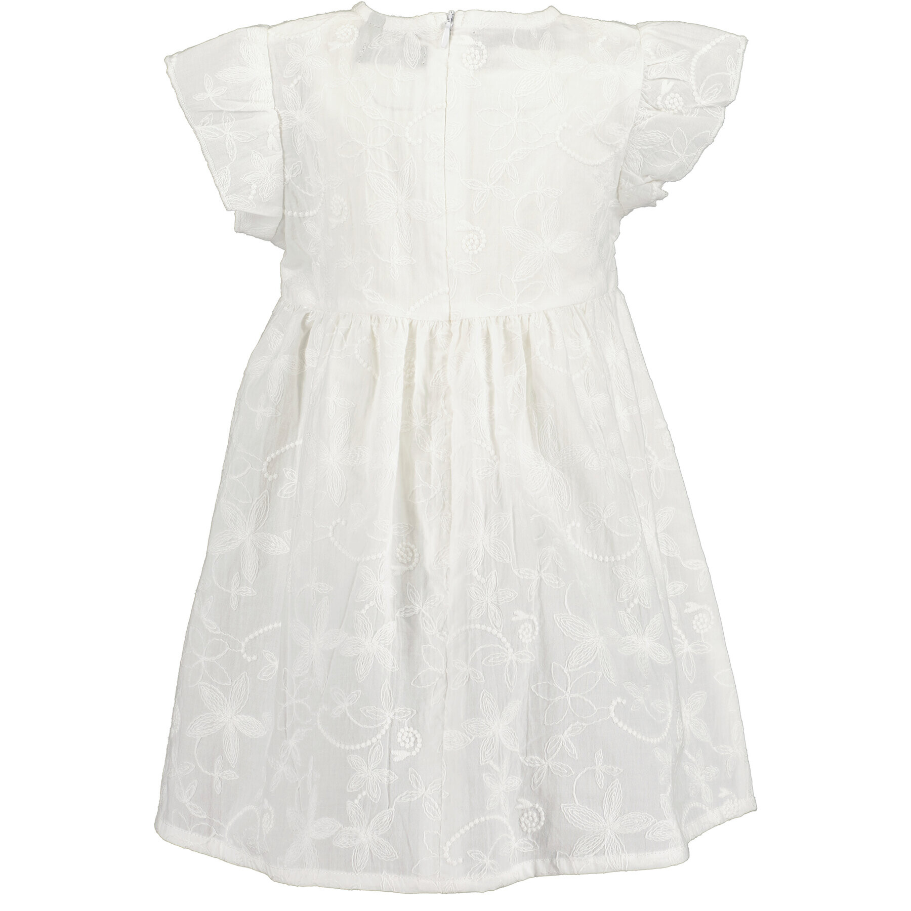 Blue Seven Ежедневна рокля 919043 X Бял Regular Fit - Pepit.bg