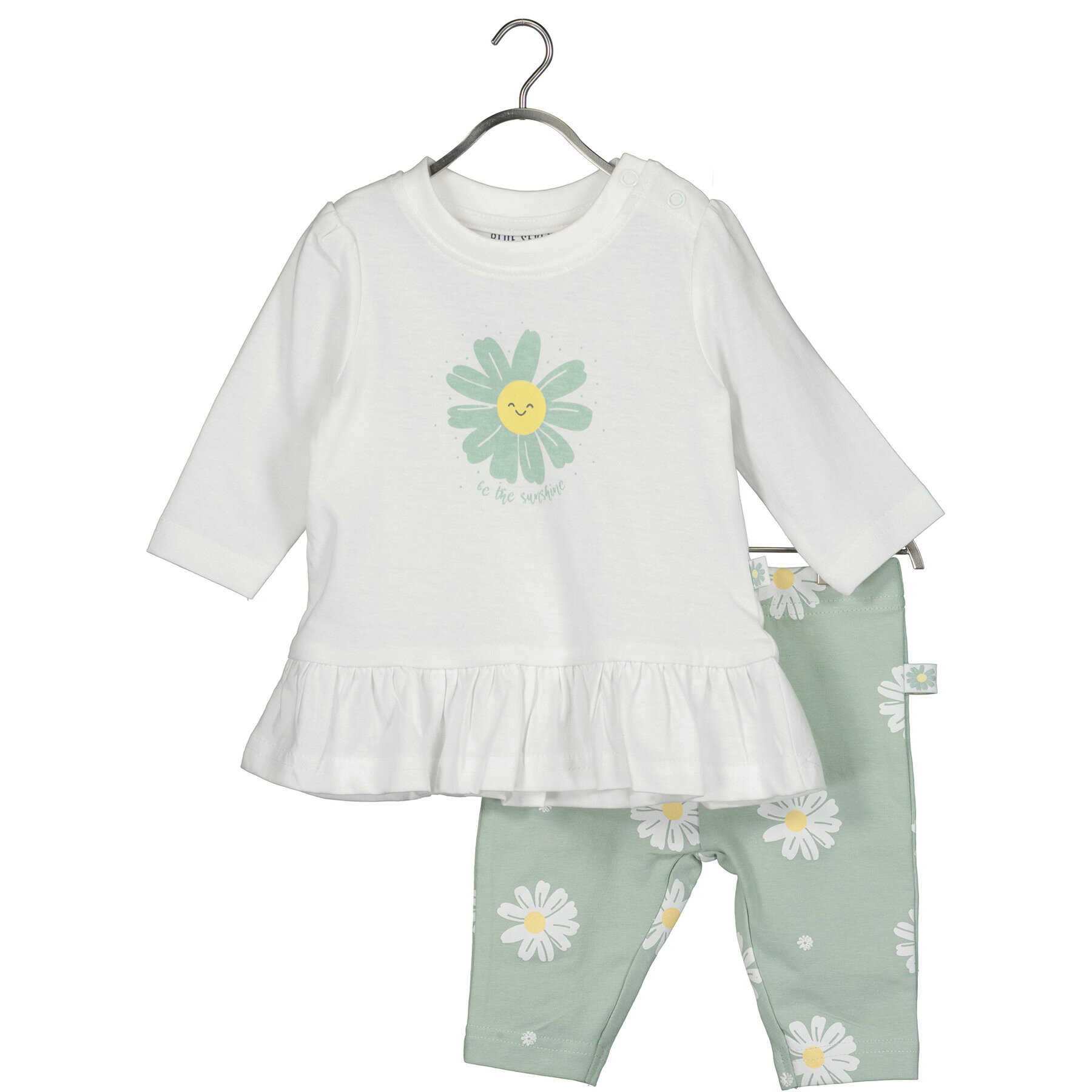 Blue Seven Комплект блуза и клин 422175 X Зелен Regular Fit - Pepit.bg