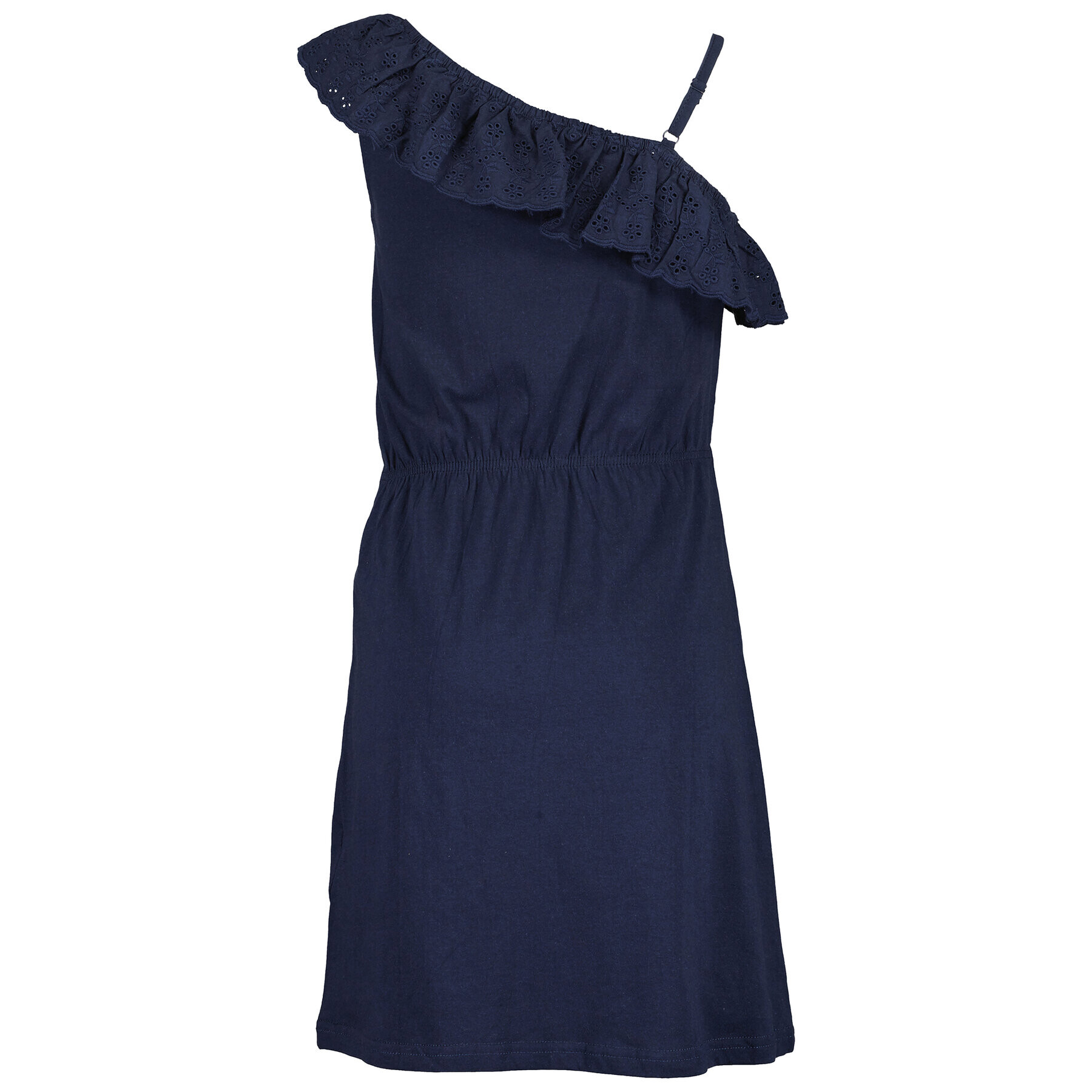 Blue Seven Лятна рокля 528111 X Тъмносин Regular Fit - Pepit.bg