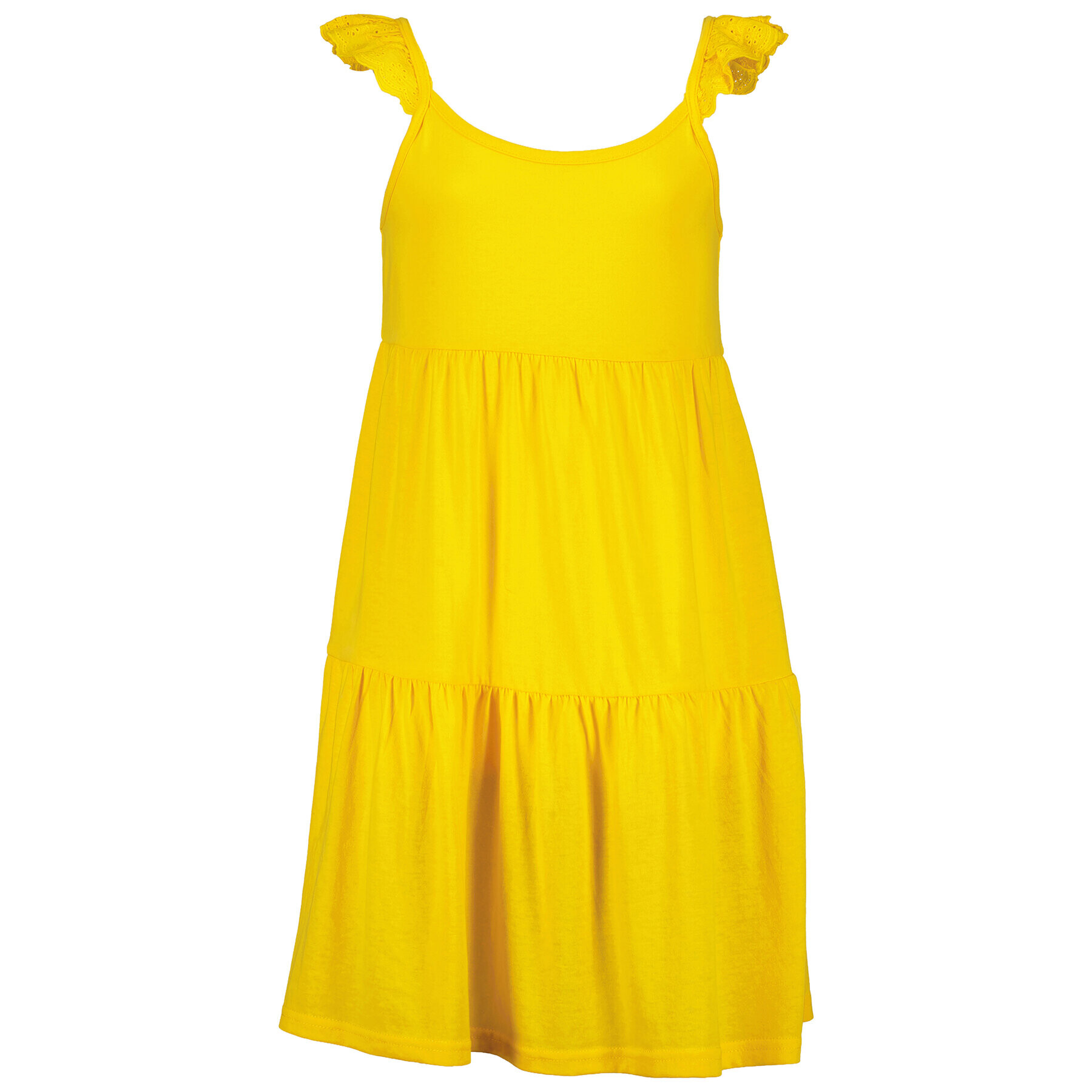 Blue Seven Лятна рокля 528112 X Жълт Regular Fit - Pepit.bg