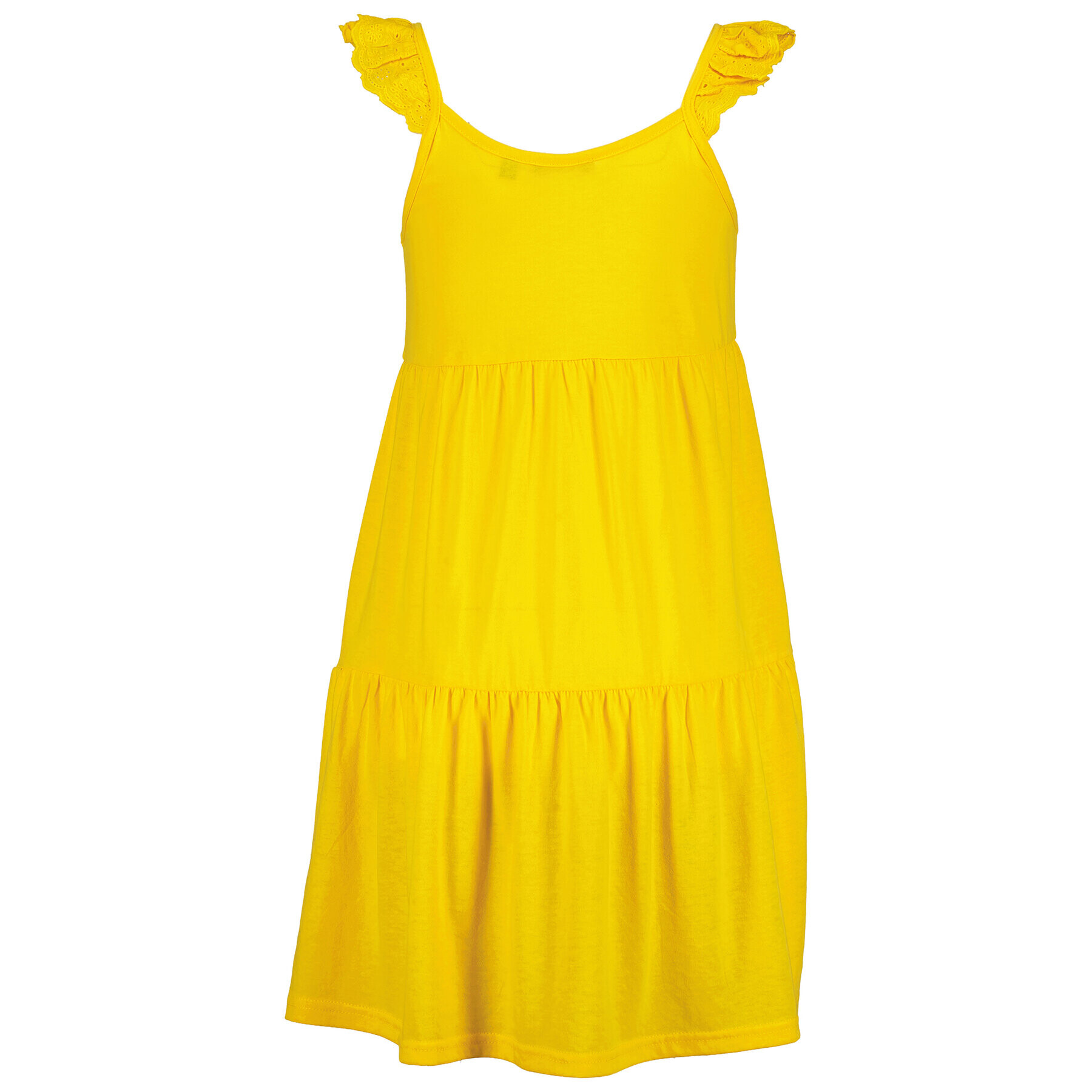 Blue Seven Лятна рокля 528112 X Жълт Regular Fit - Pepit.bg
