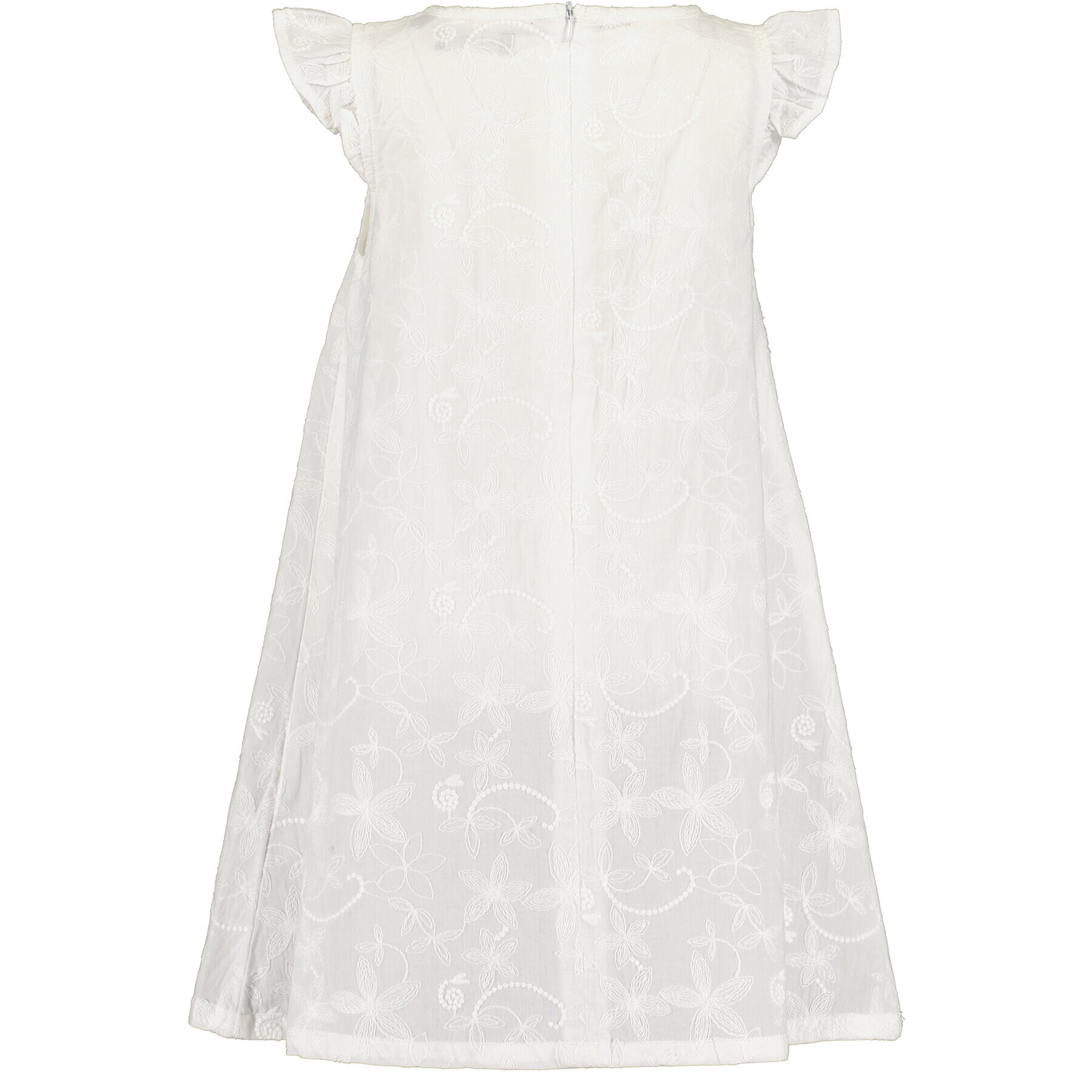Blue Seven Лятна рокля 734123 X Бял Regular Fit - Pepit.bg