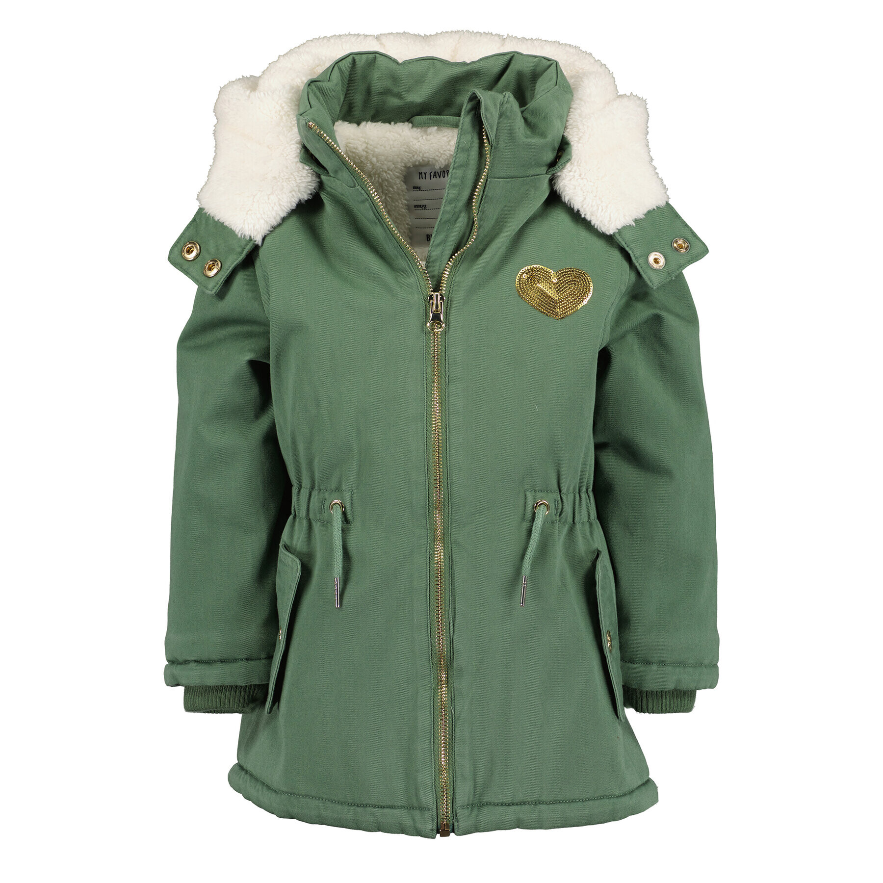 Blue Seven Парка 795684 Зелен Regular Fit - Pepit.bg