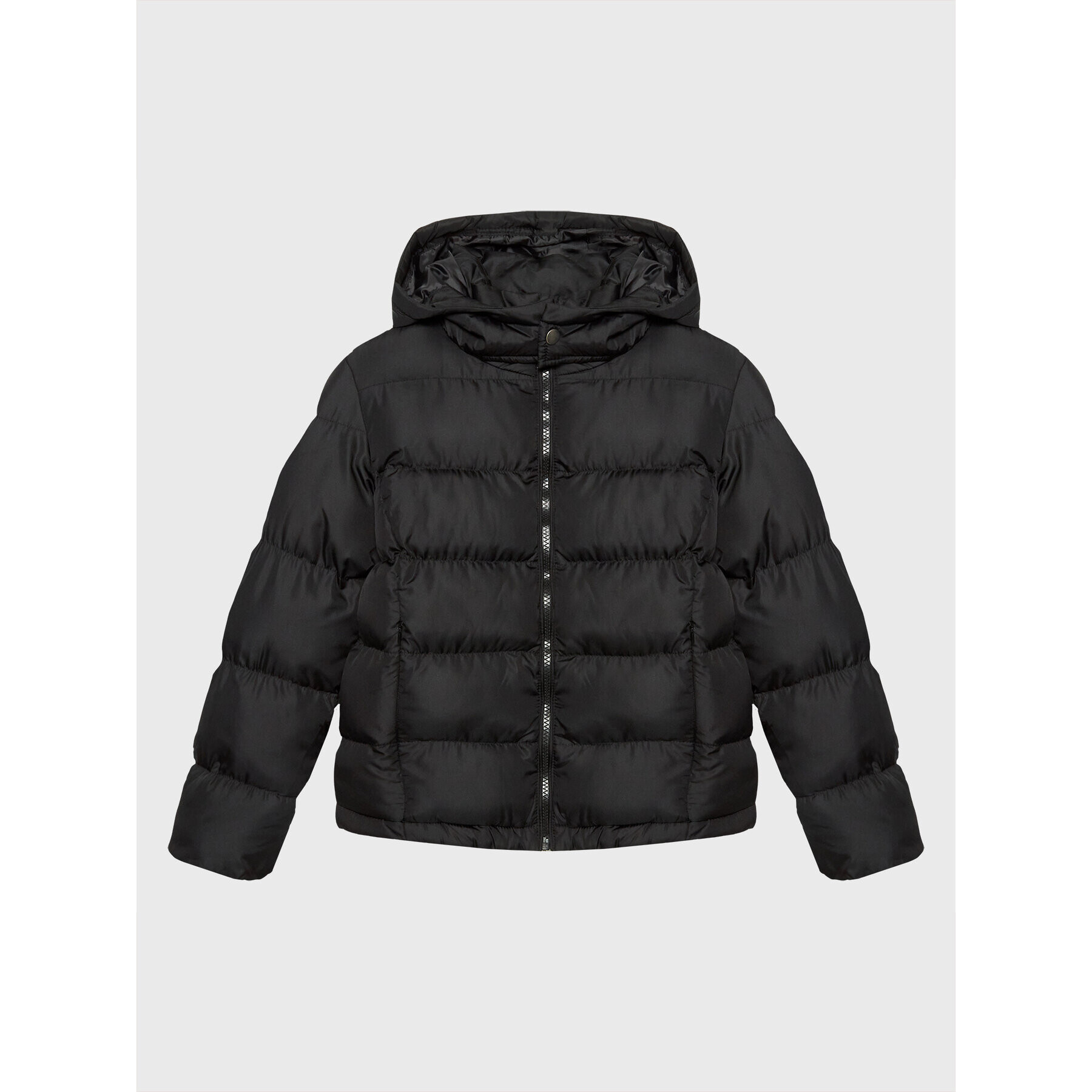 Blue Seven Пухено яке 597041 Черен Regular Fit - Pepit.bg