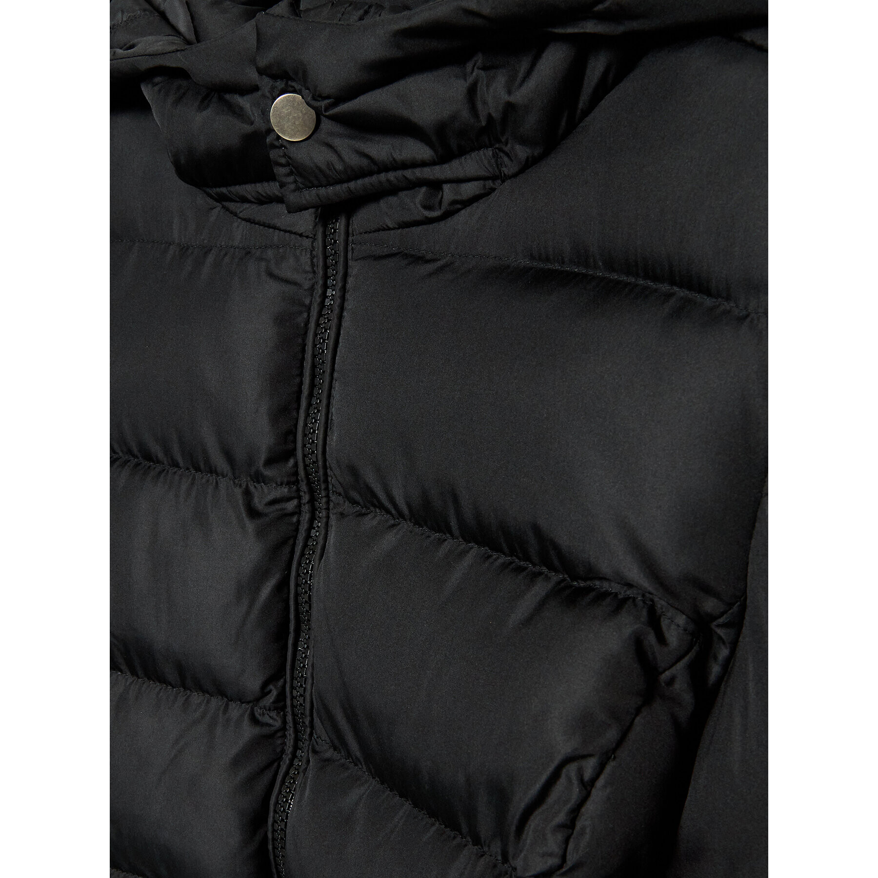 Blue Seven Пухено яке 597041 Черен Regular Fit - Pepit.bg