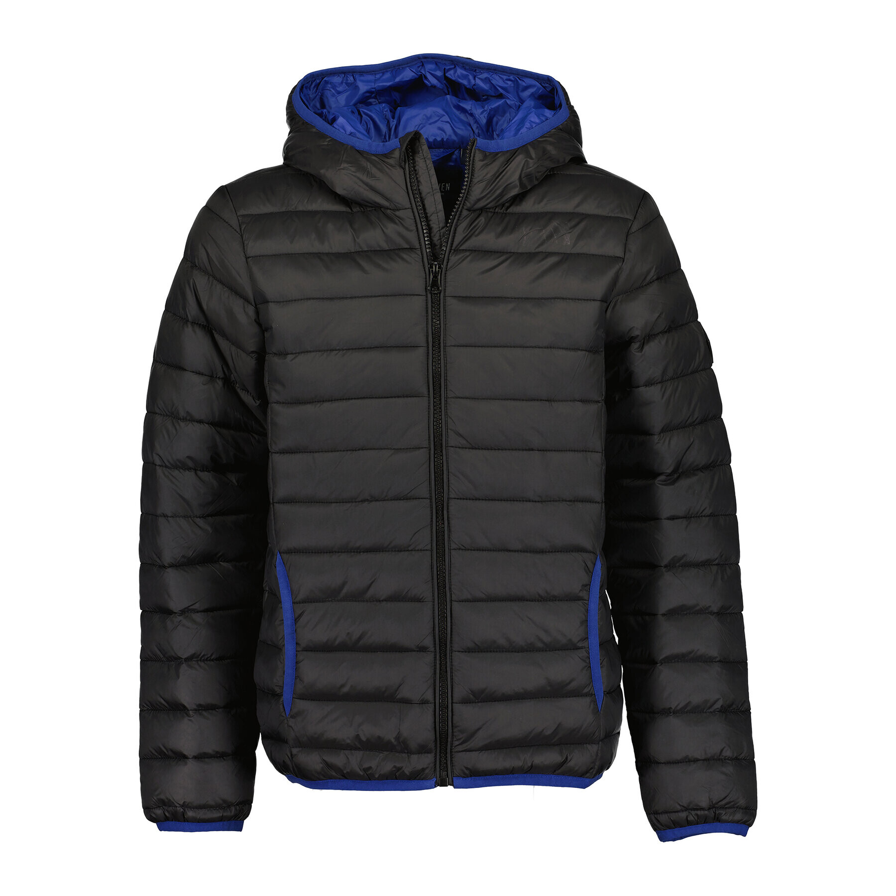 Blue Seven Пухено яке 697031 Черен Regular Fit - Pepit.bg