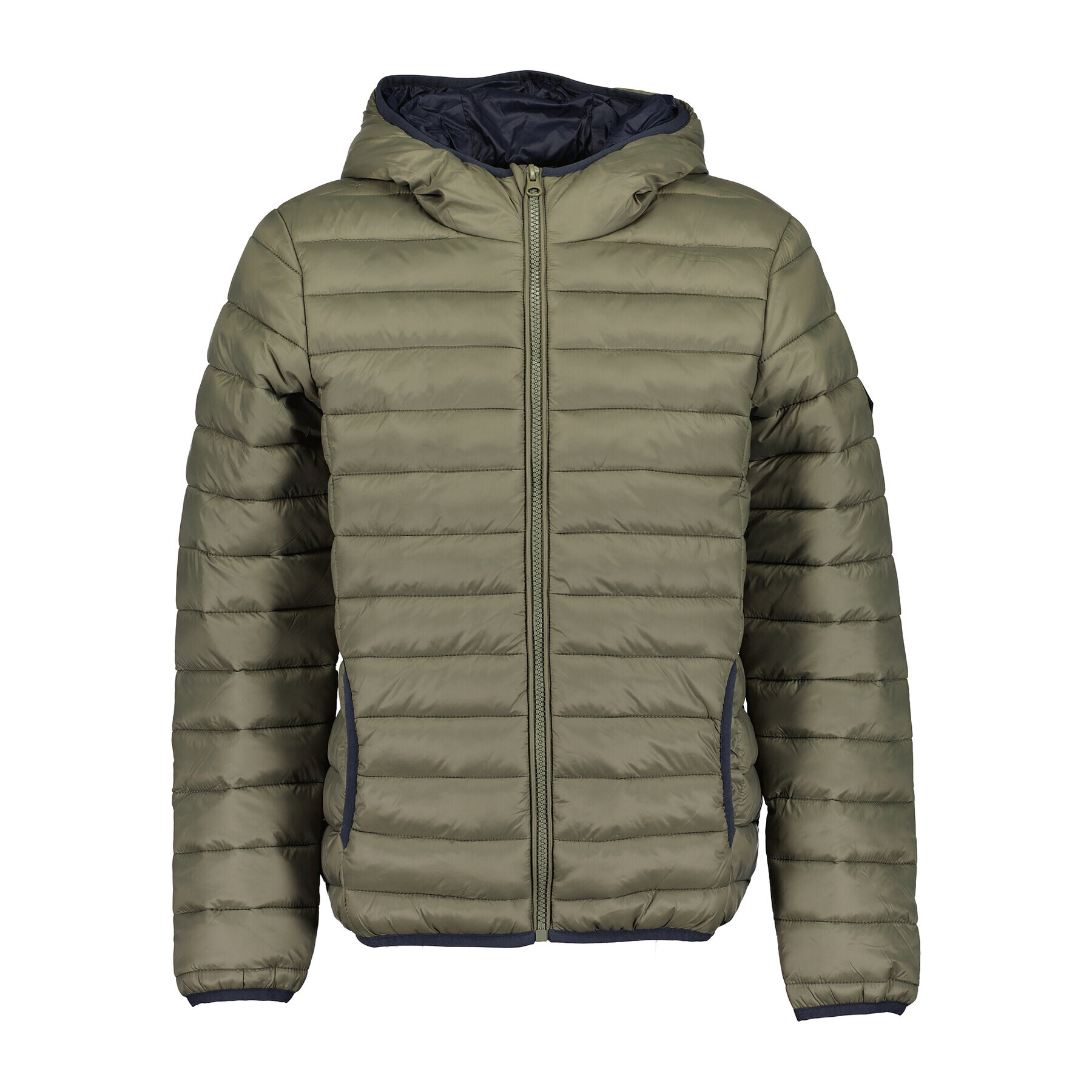 Blue Seven Пухено яке 697031 Зелен Regular Fit - Pepit.bg