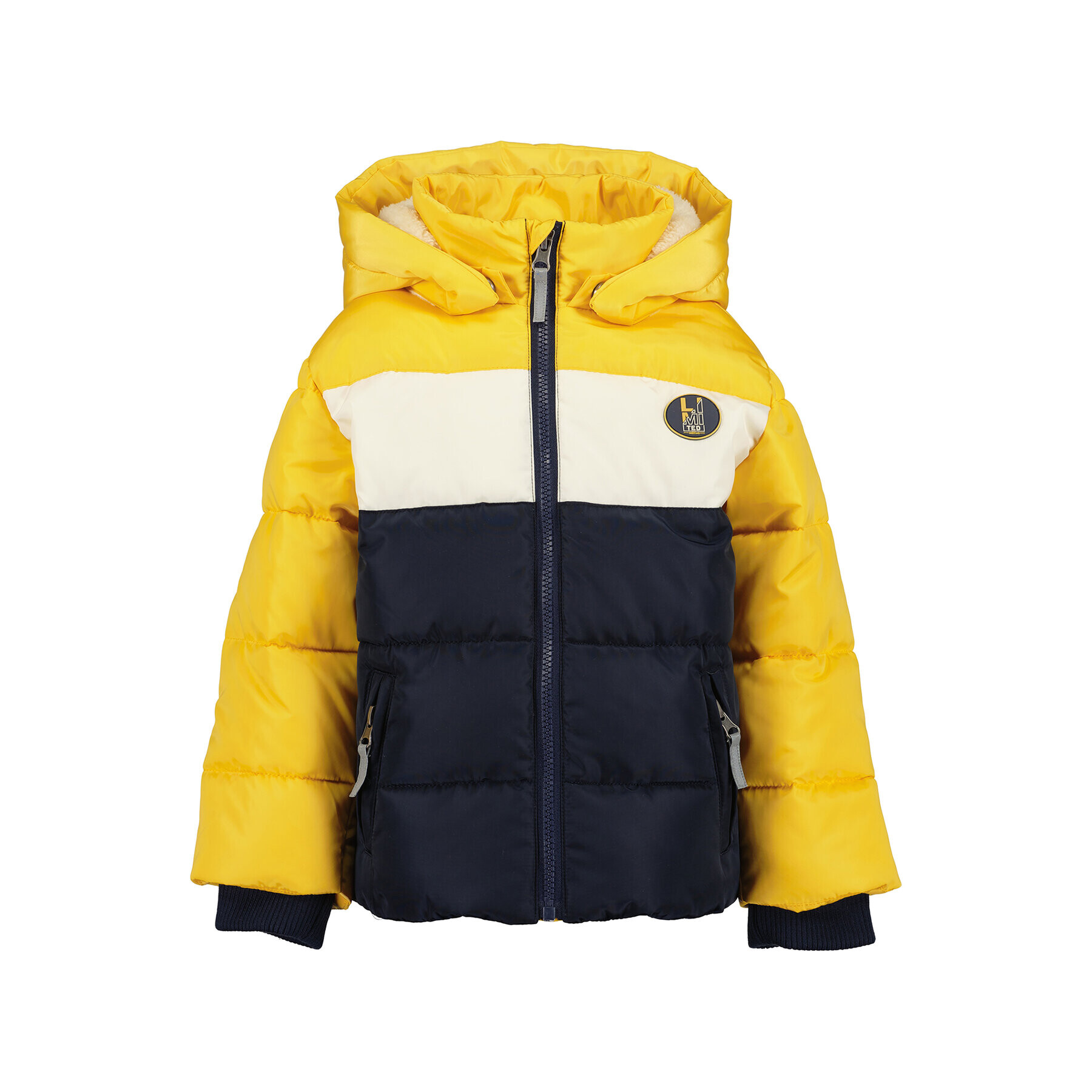 Blue Seven Пухено яке 895550 X Жълт Regular Fit - Pepit.bg