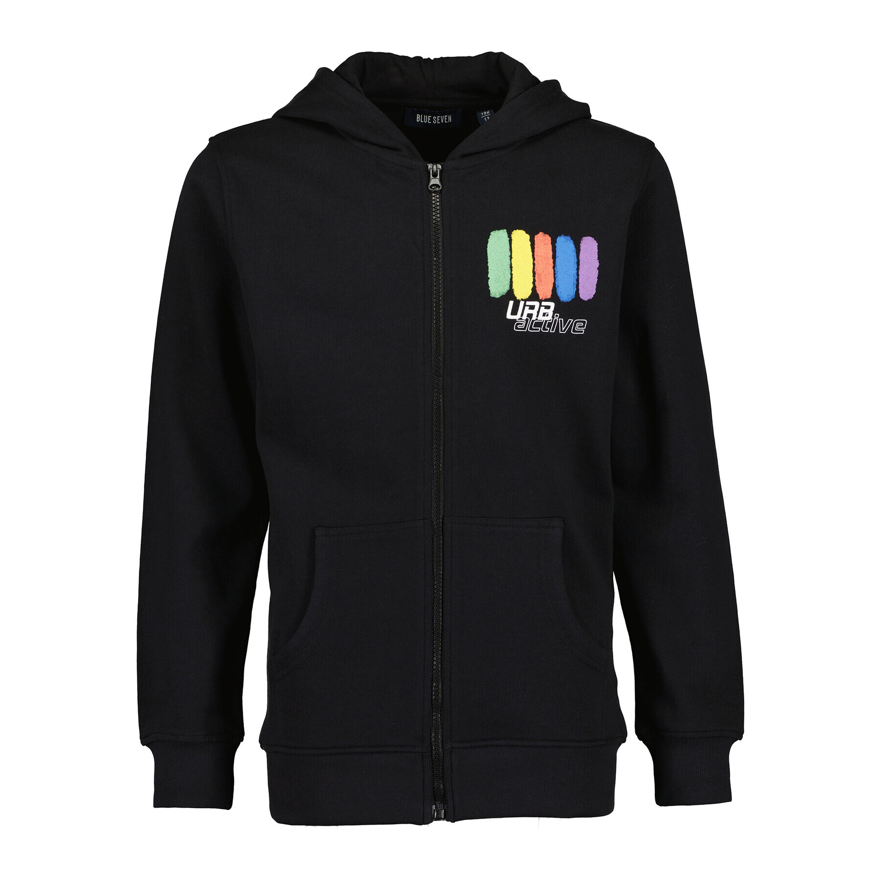 Blue Seven Суитшърт 623063 X Черен Regular Fit - Pepit.bg