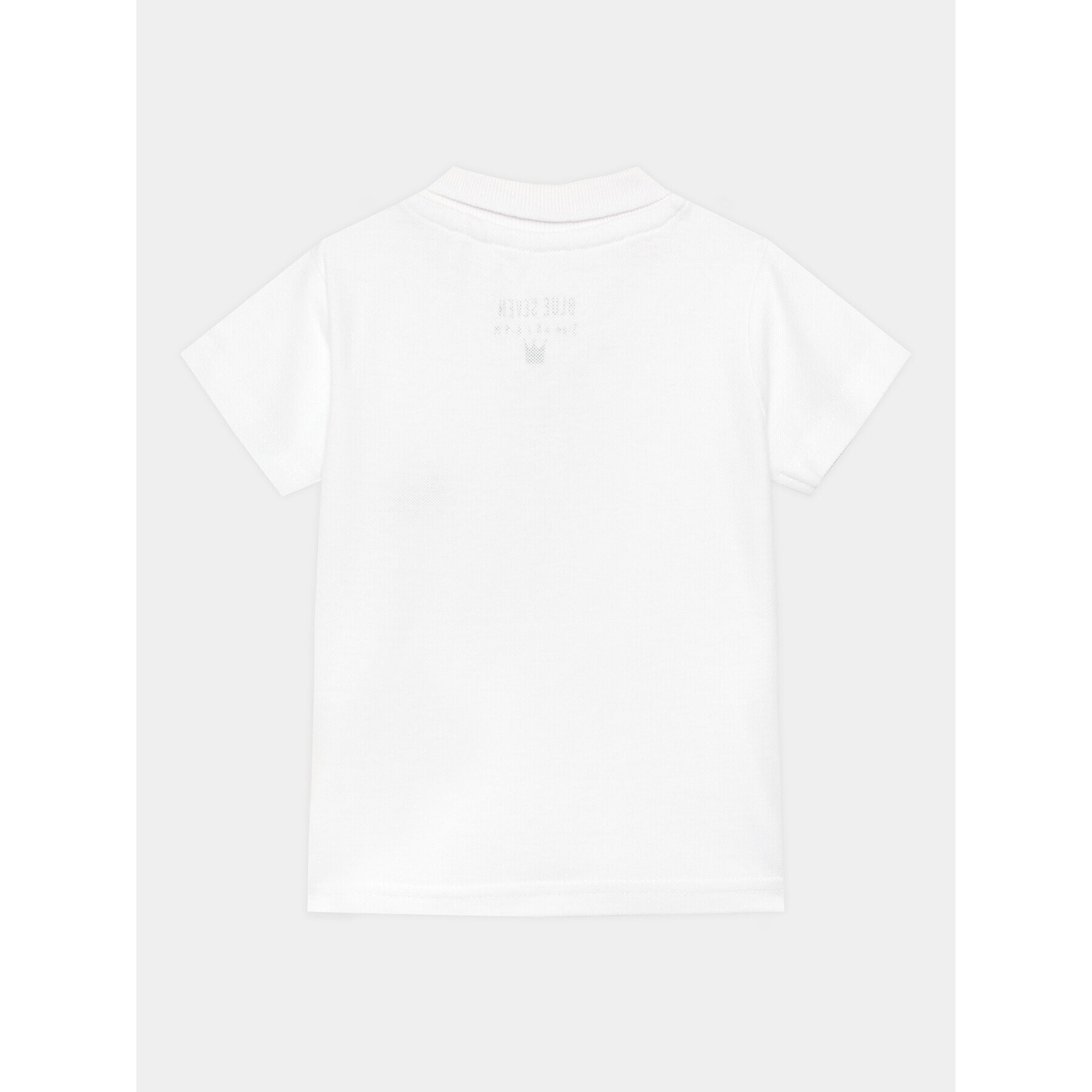 Blue Seven Тениска с яка и копчета 935024 X Бял Regular Fit - Pepit.bg