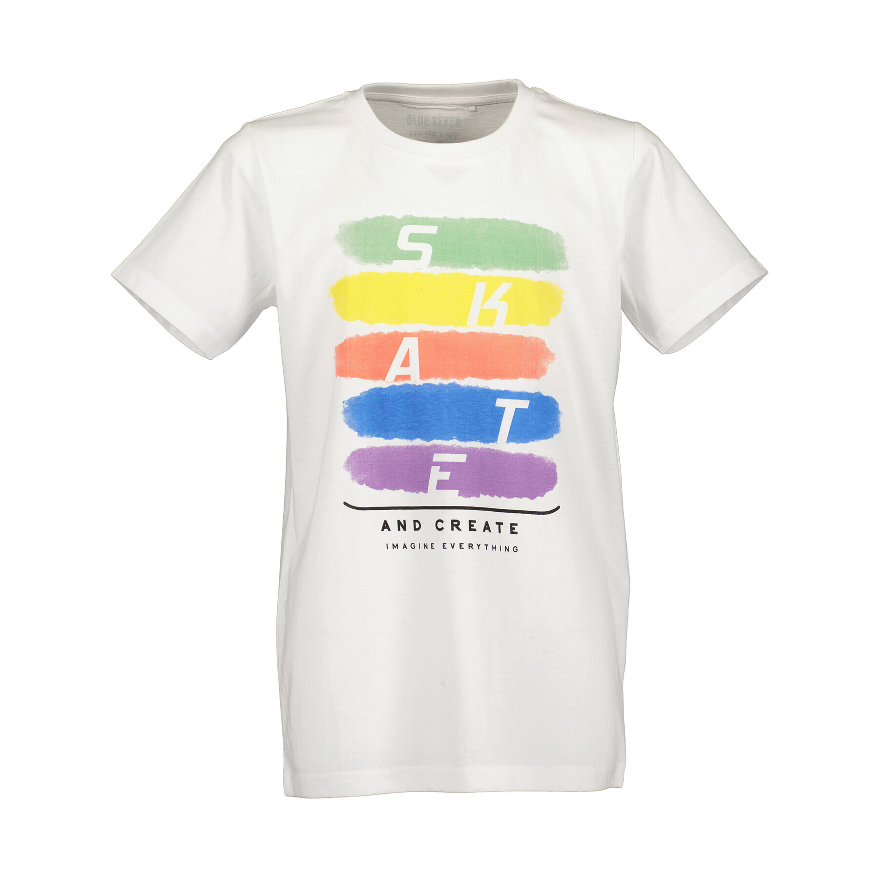 Blue Seven Тишърт 602806 X Бял Regular Fit - Pepit.bg
